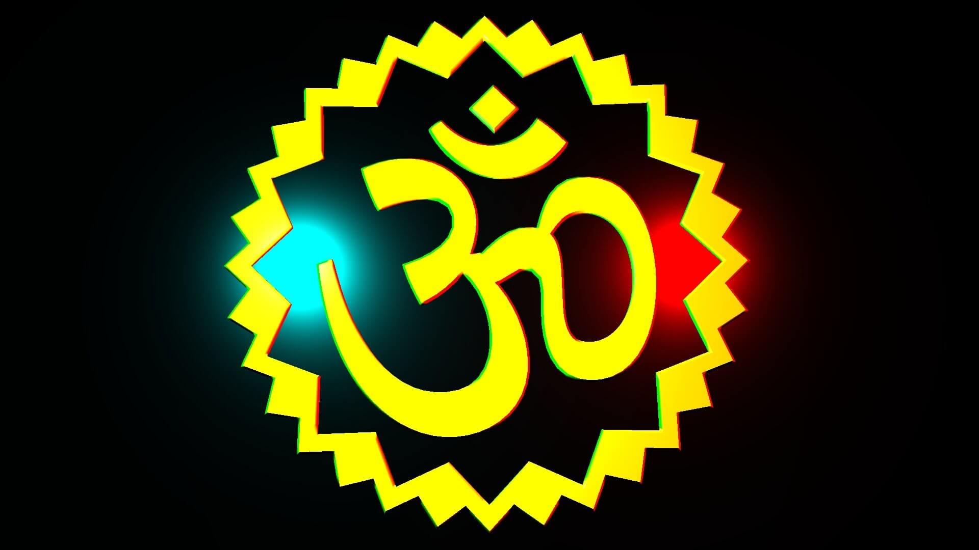 Om 3D Movie Logo