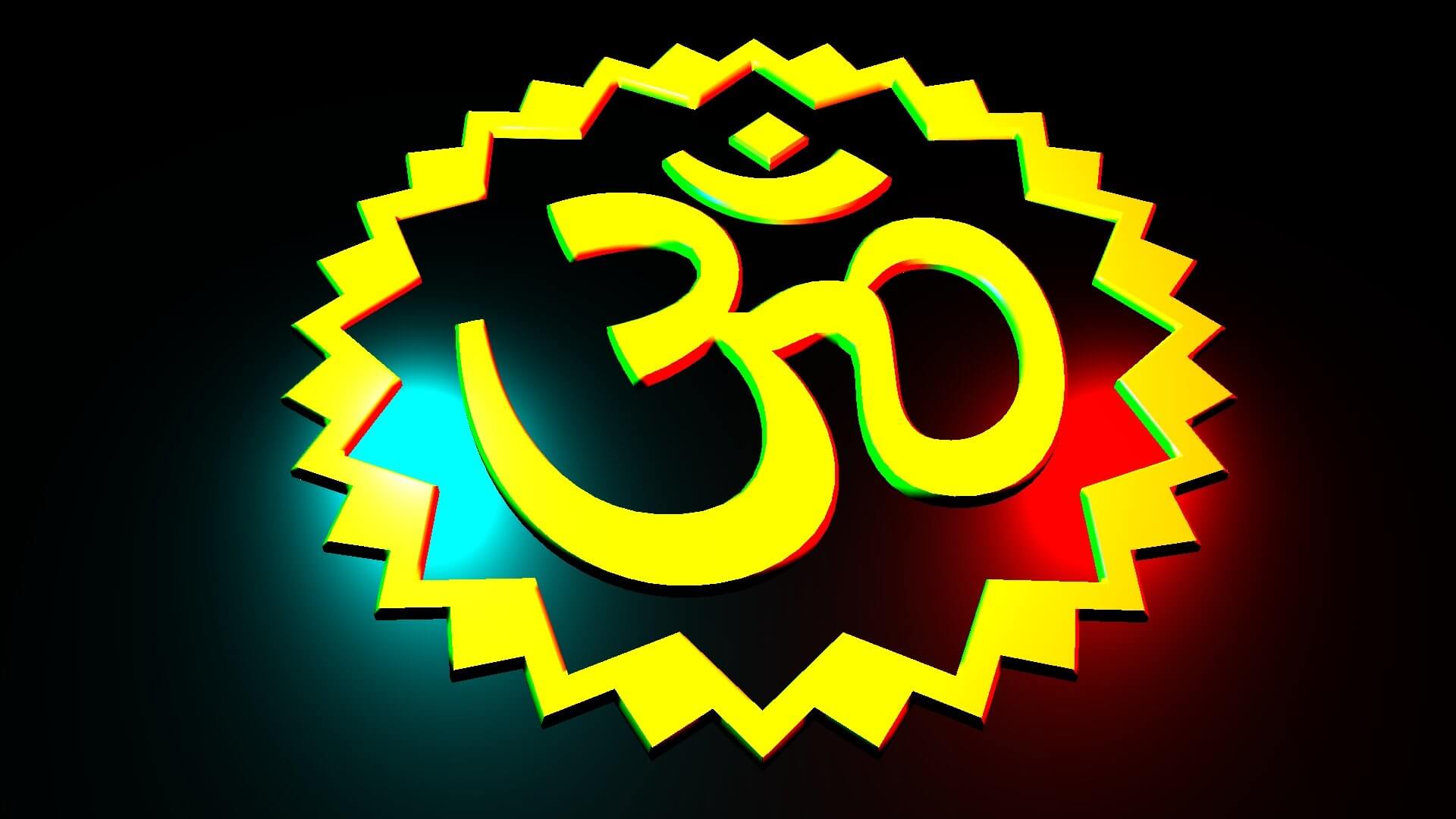 Om 3D Movie Logo
