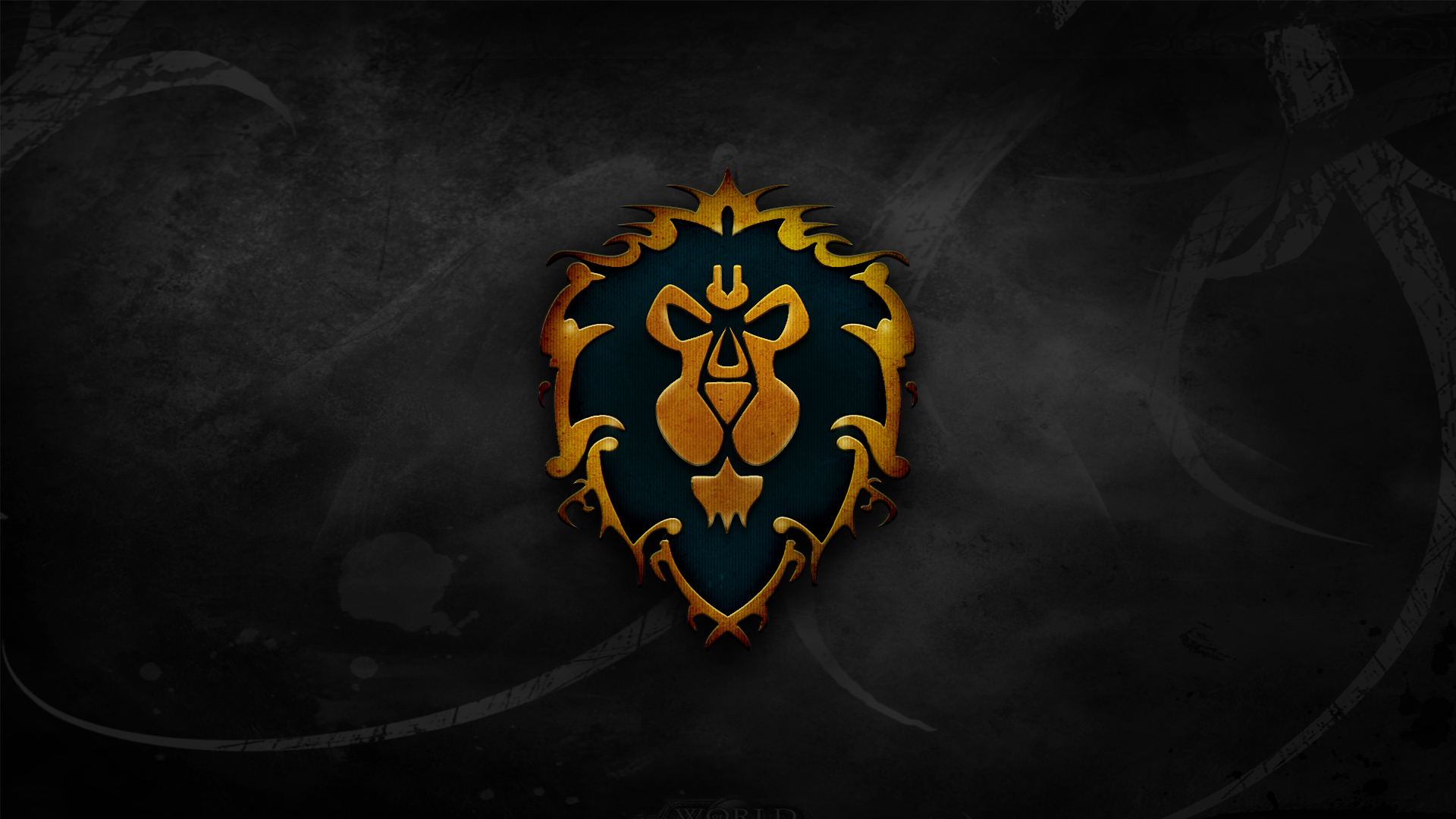 World of Warcraft crest lions Alliance wallpaperx1080