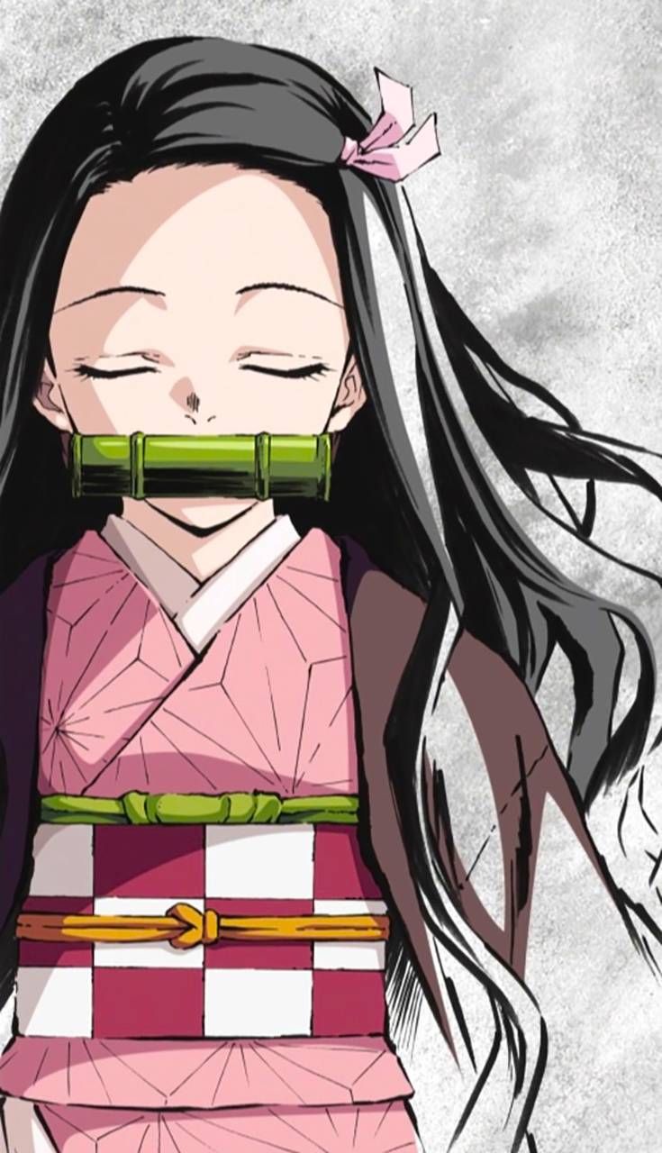 HD Wallpaper featuring Nezuko from Demon Slayer
