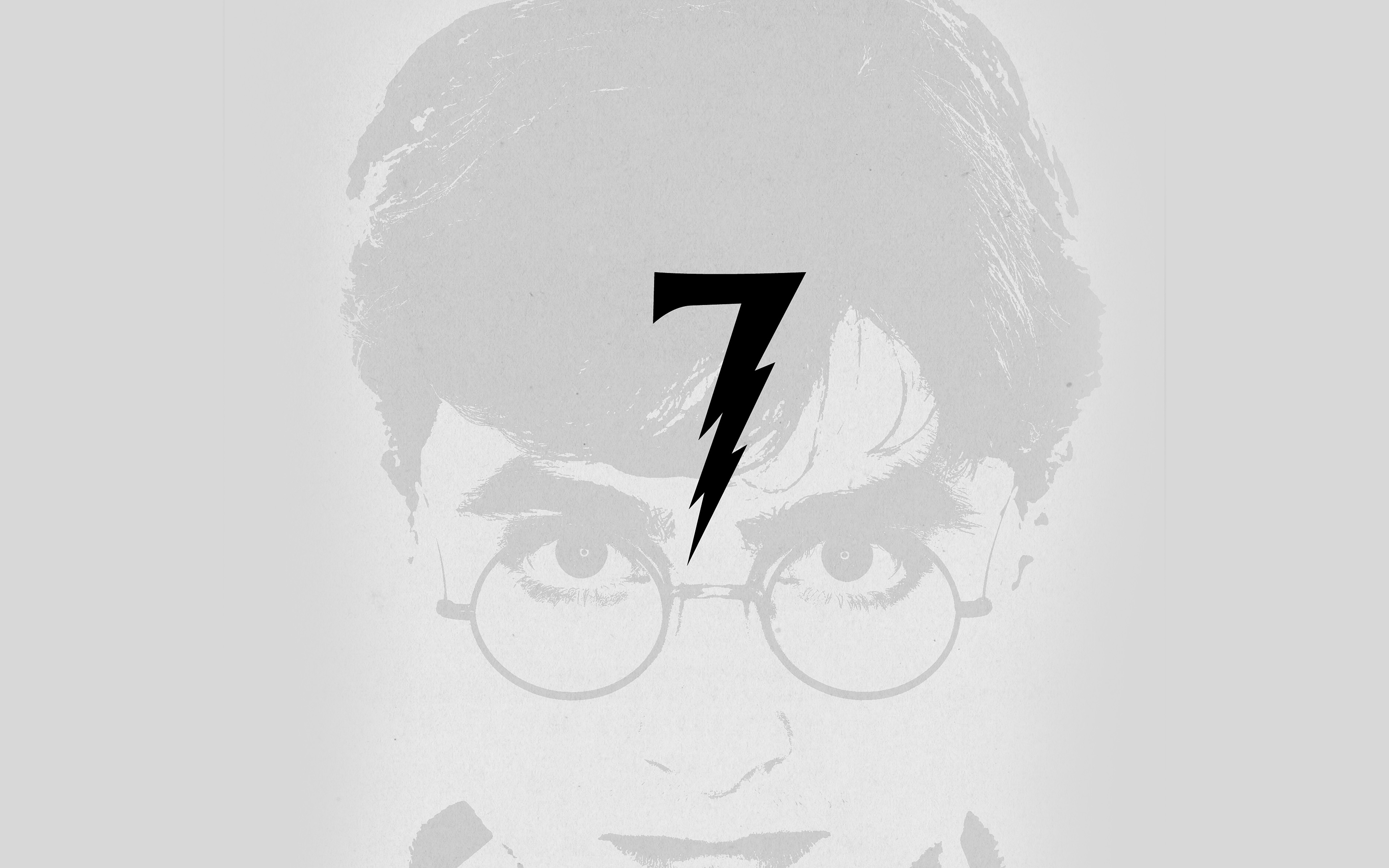 wallpaper for desktop, laptop. harry potter art minimal film gray