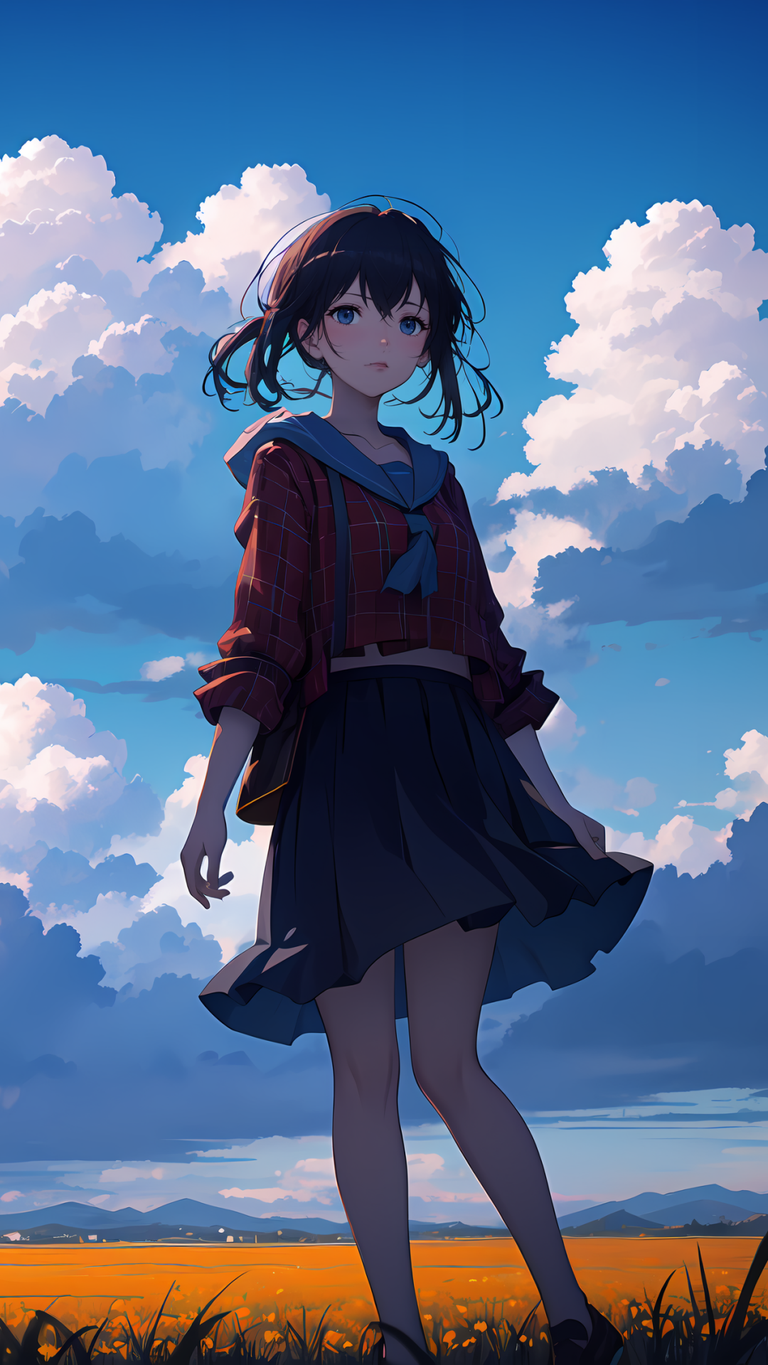 Anime Girl Phone Wallpaper