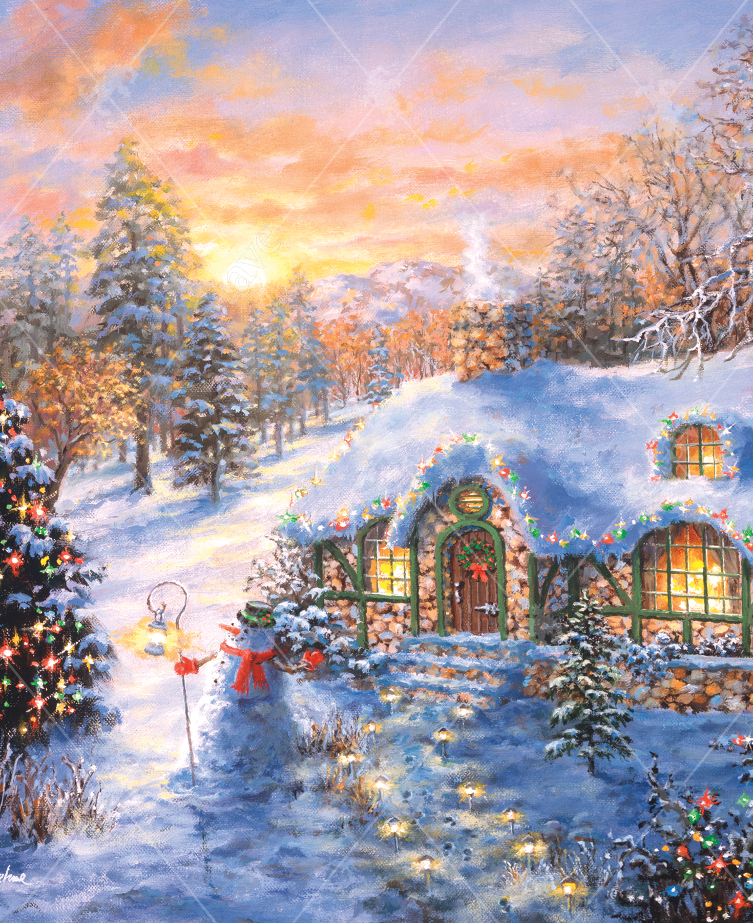 Christmas Cottage, a traditional puzzle