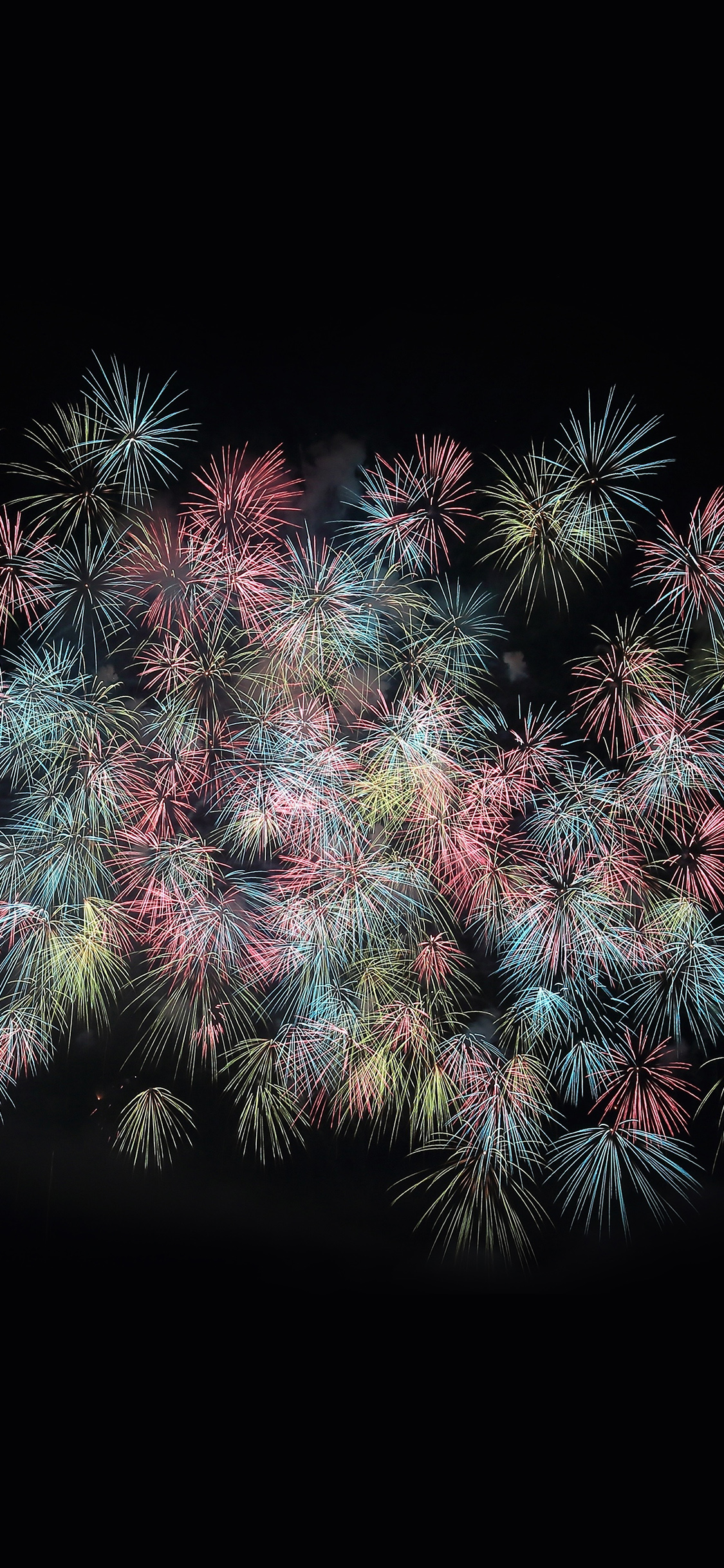 iPhone X wallpaper. firework art pastel night dark