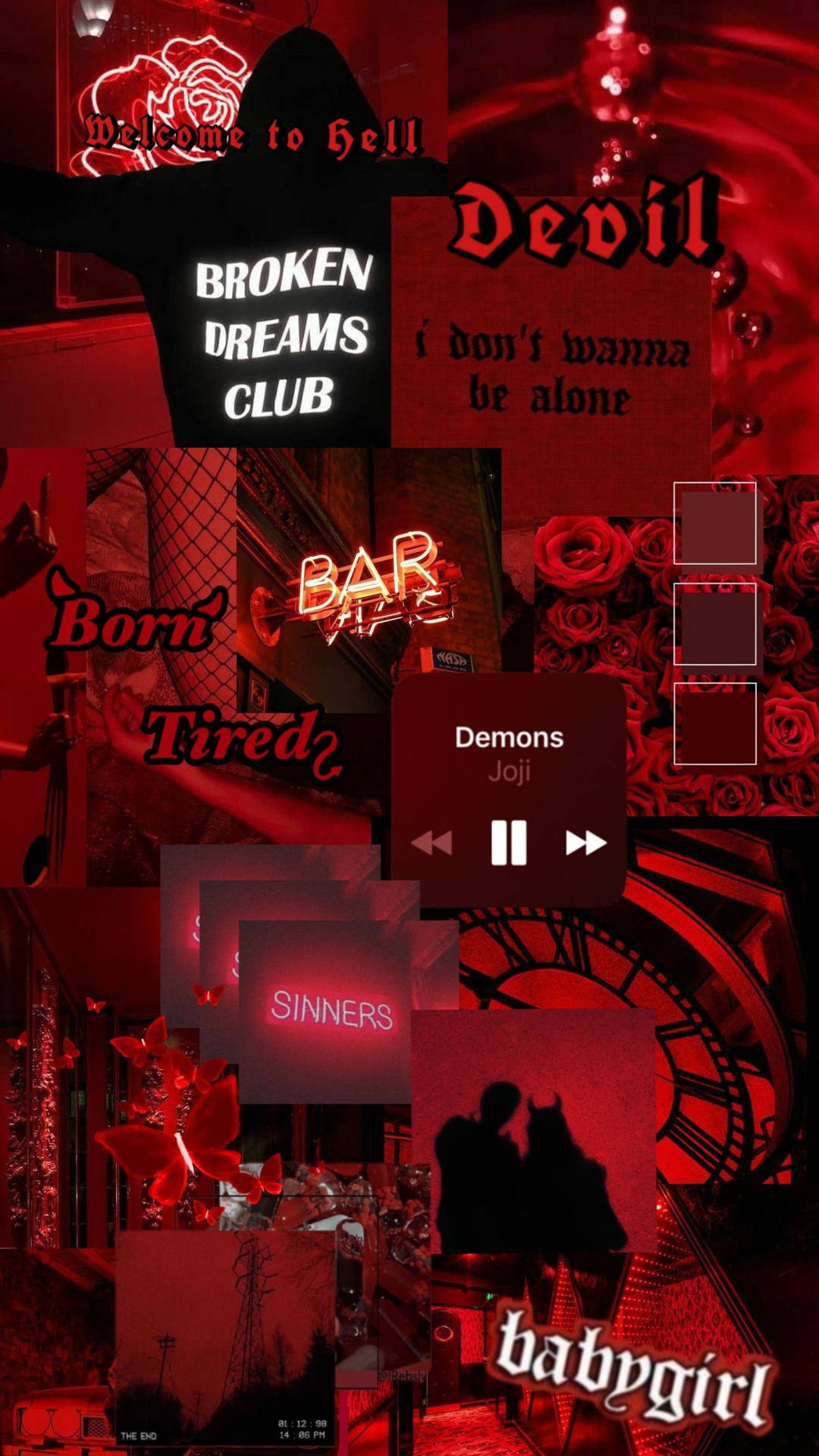 Download Devil Dark Red Aesthetic