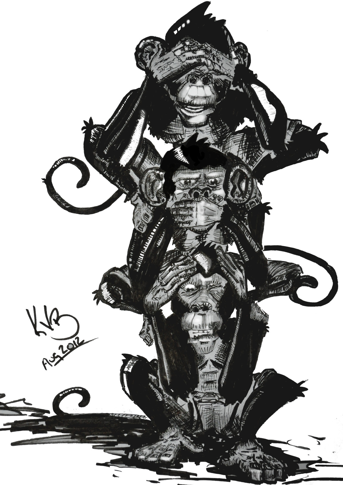 Kristan Benson no evil, Speak no