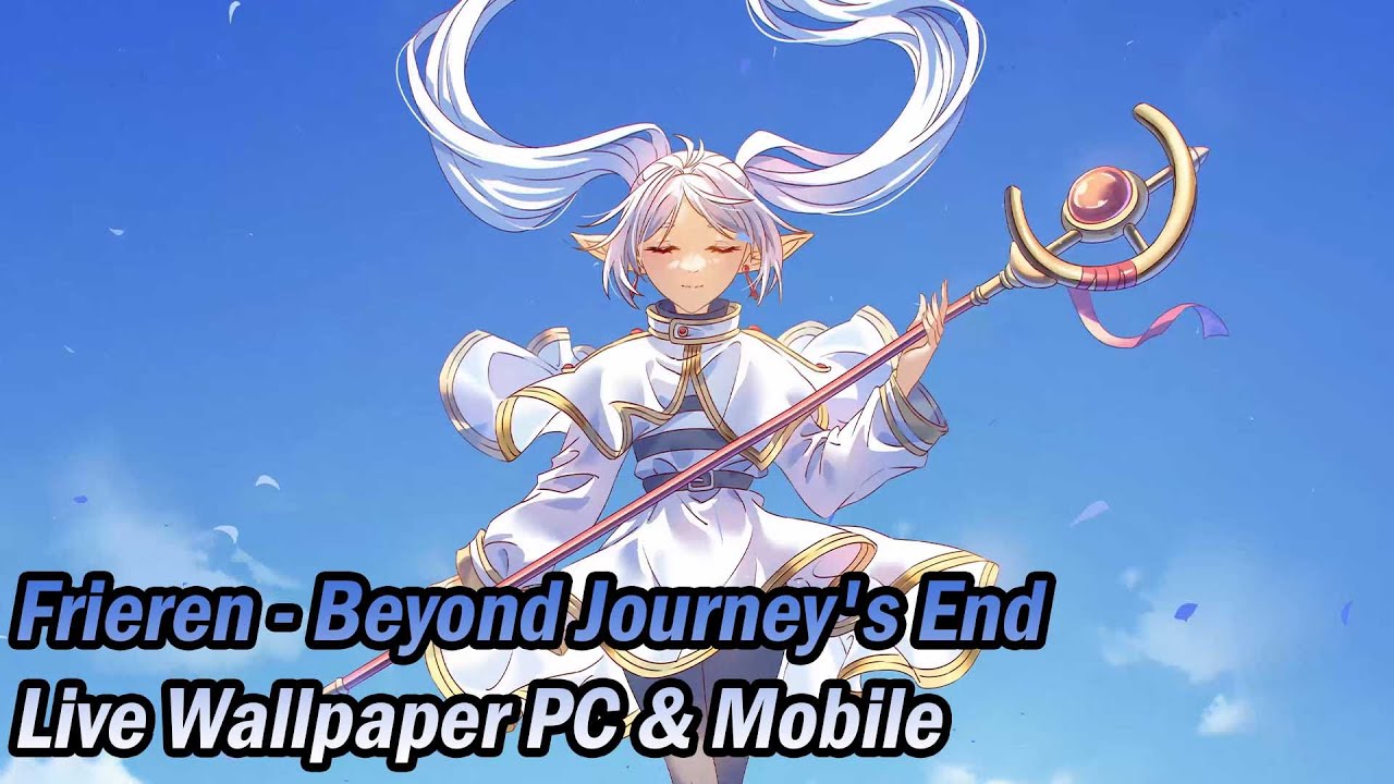 Best Anime of Season ! Sousou no Frieren Journey's End [ Live Wallpaper ]