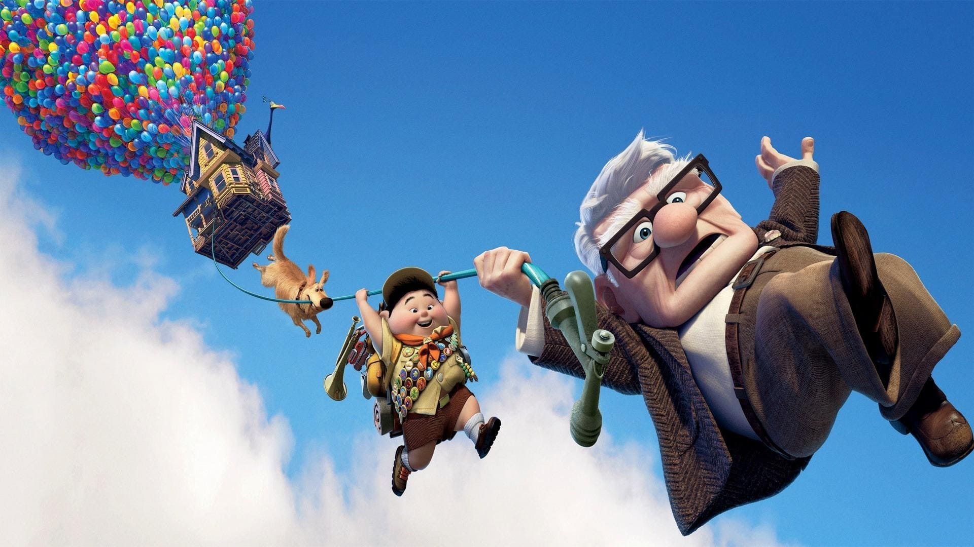 Grandpa Carl's Flying House: Up and Howl's Moving Castle