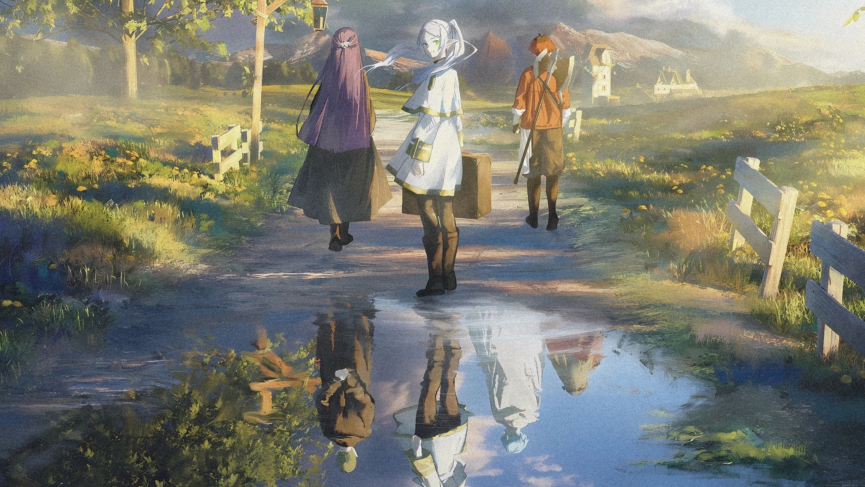 Anime Frieren: Beyond Journey's End HD Wallpaper by 行間