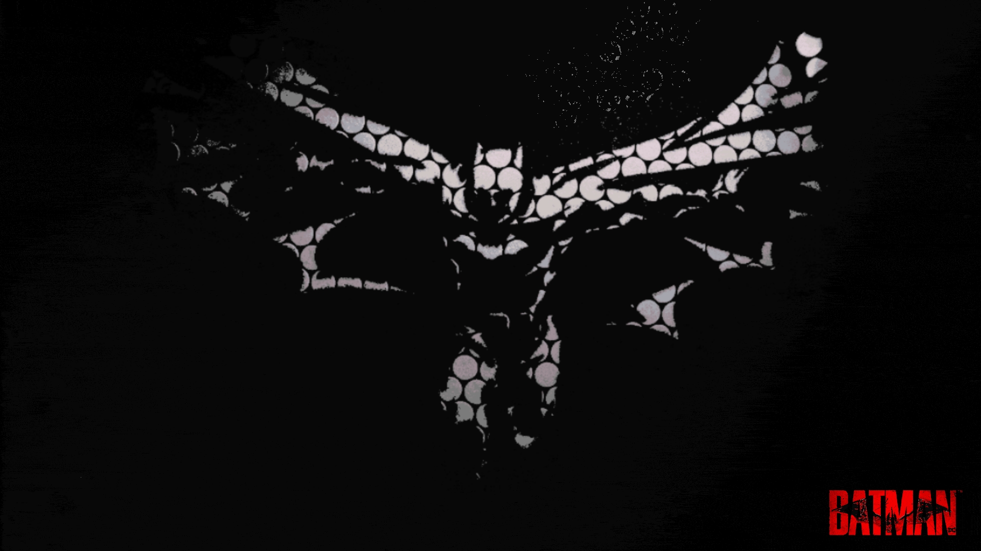 Batman, The Batman, black background, dark, DC Comics, vector, Batman logox1080 Wallpaper