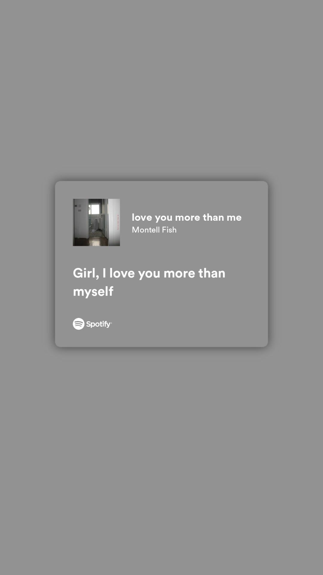 love you more than me Fish di 2023