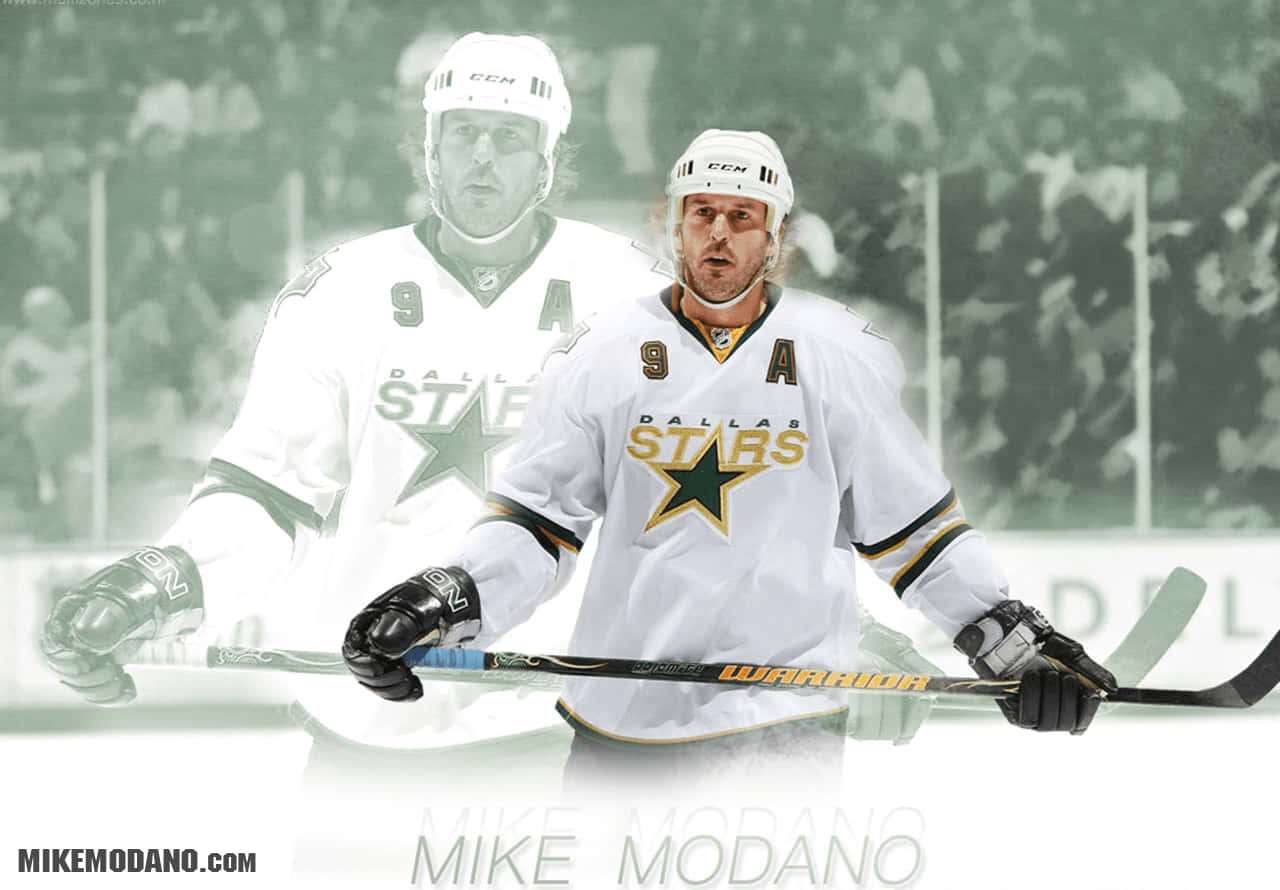 Download Mike Modano Cool Nhl Wallpaper
