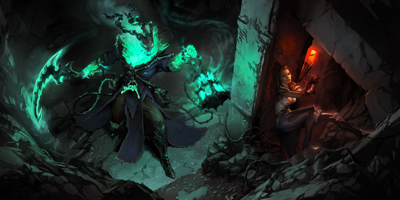 Thresh Art of Runeterra Art Gallery