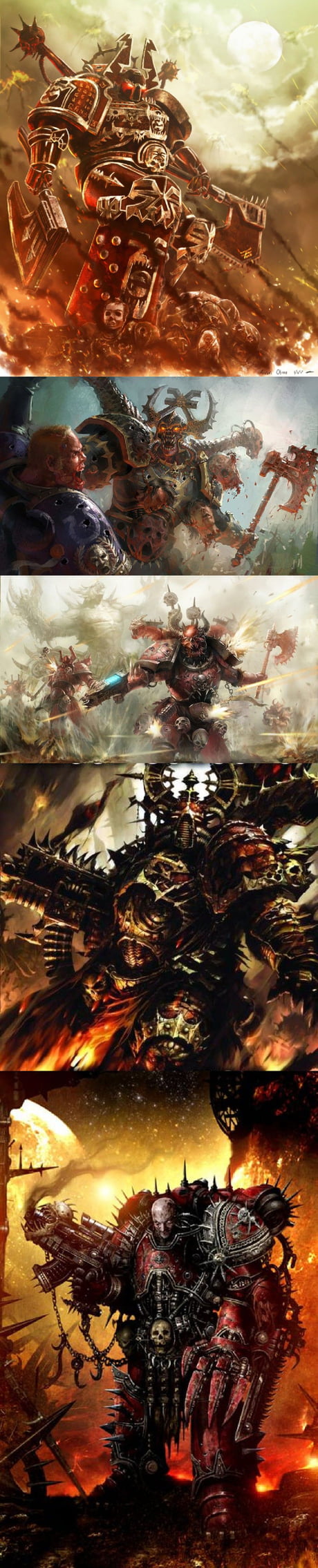 The World Eaters. Warhammer 40K