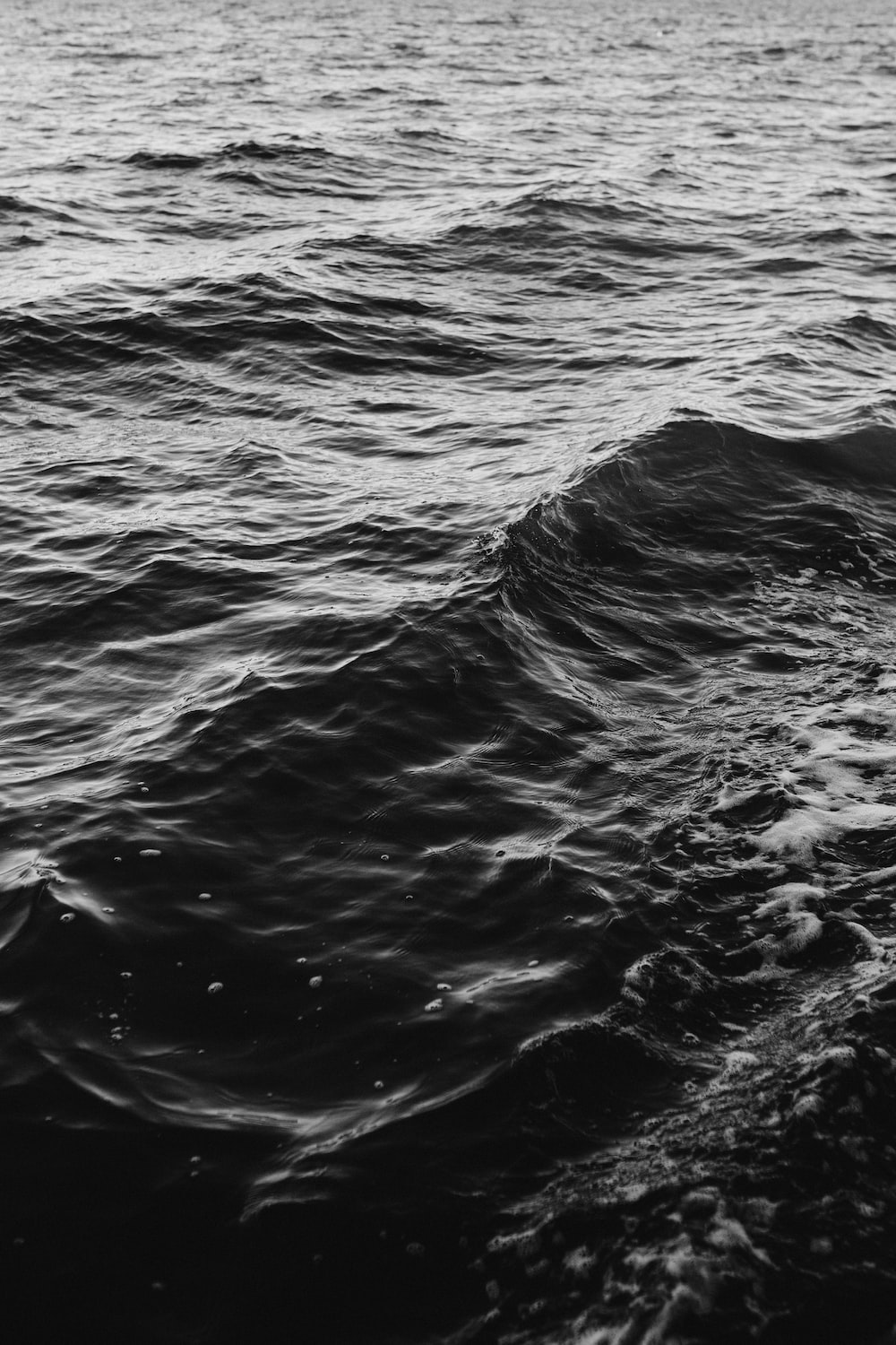 Black And White Ocean Picture. Download Free Image