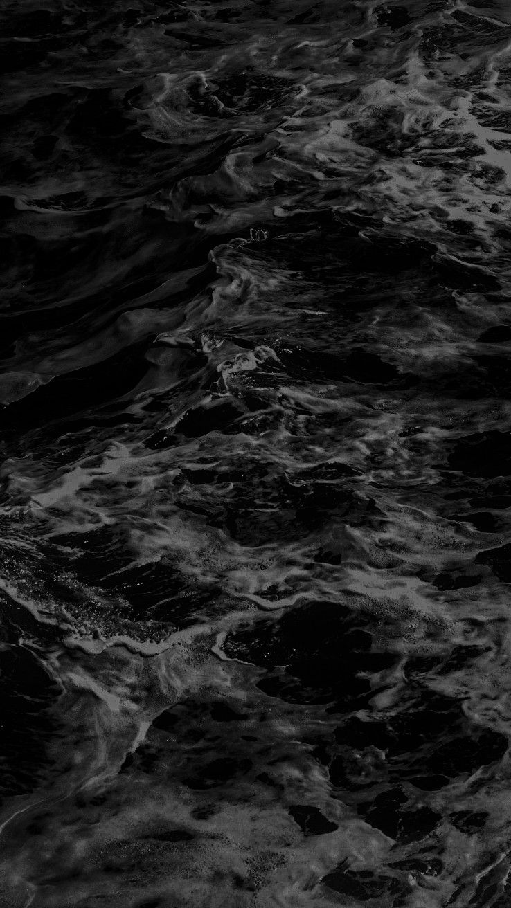 Black and white ocean currents wallpaper. Dark black wallpaper, Dark grey wallpaper, Black and grey wallpaper