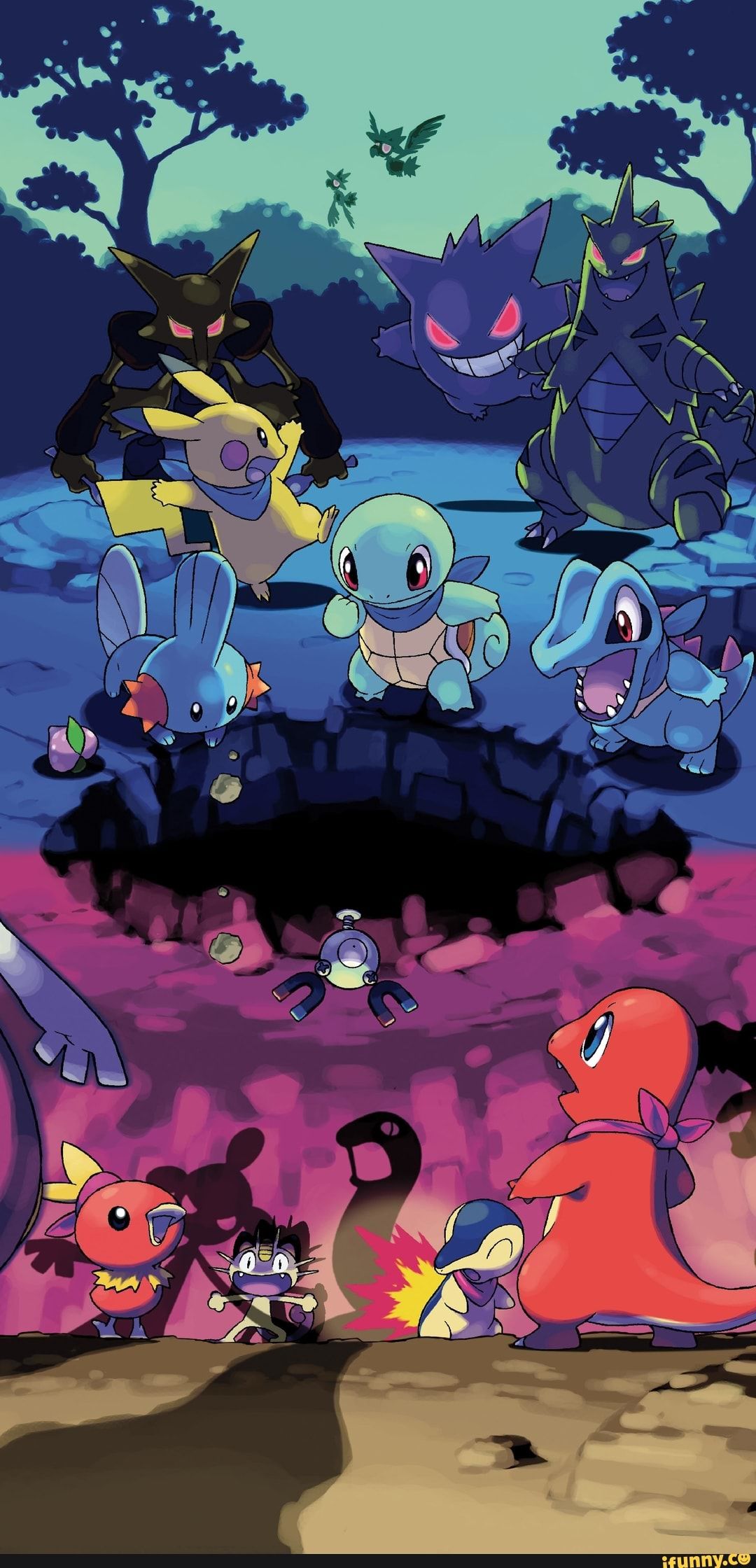 Found on iFunny. Cool pokemon wallpaper, Cute pokemon wallpaper, Pokemon dungeon