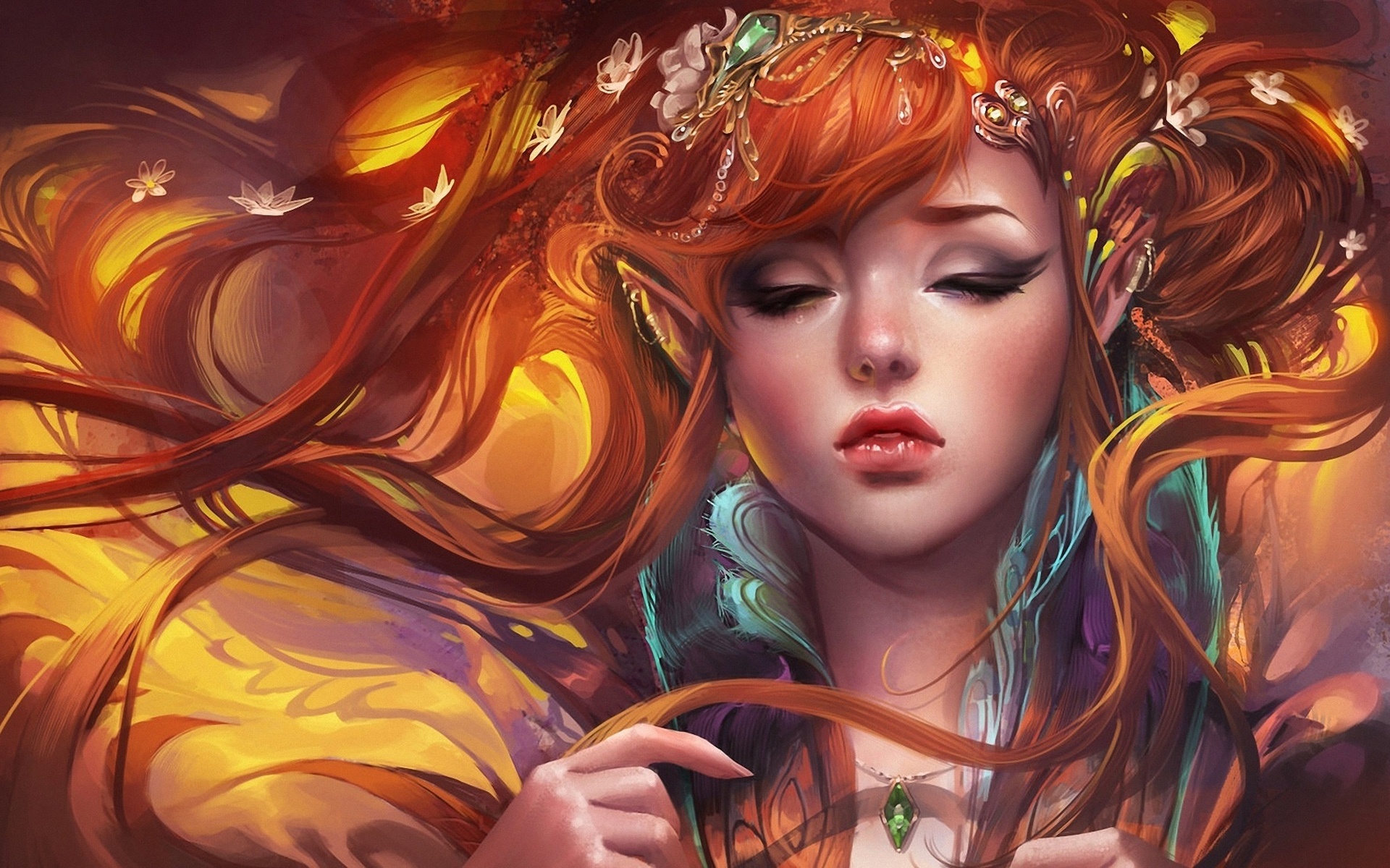 Fantasy Elf HD Wallpaper