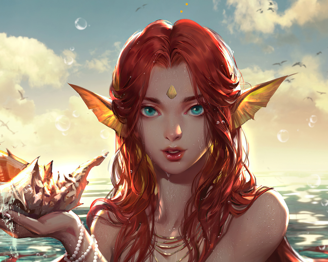 Elf Of Ocean 1280x1024 Resolution HD 4k Wallpaper, Image, Background, Photo and Picture