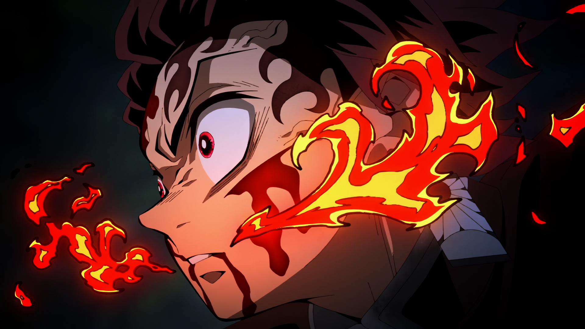 Tanjiro Kamado in Fiery 4K