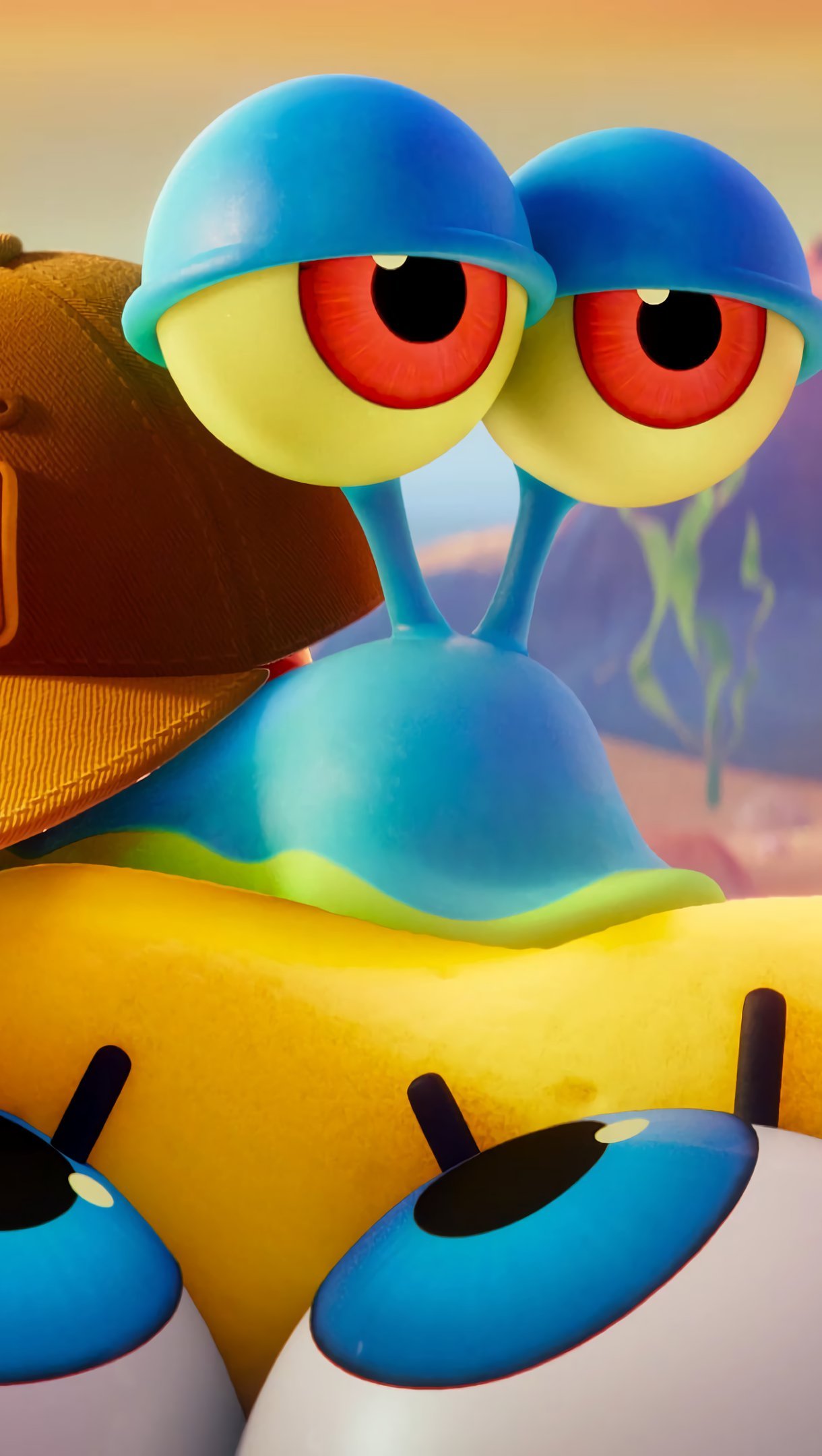 Gary and SpongeBob in Sponge on the Run Wallpaper 4k HD