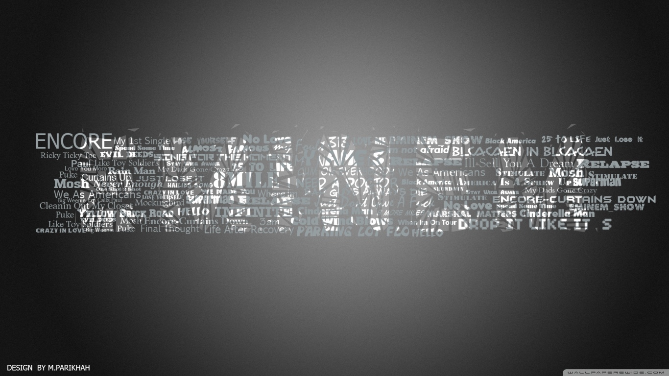 EMINEM Ultra HD Desktop Background Wallpaper for 4K UHD TV, Tablet