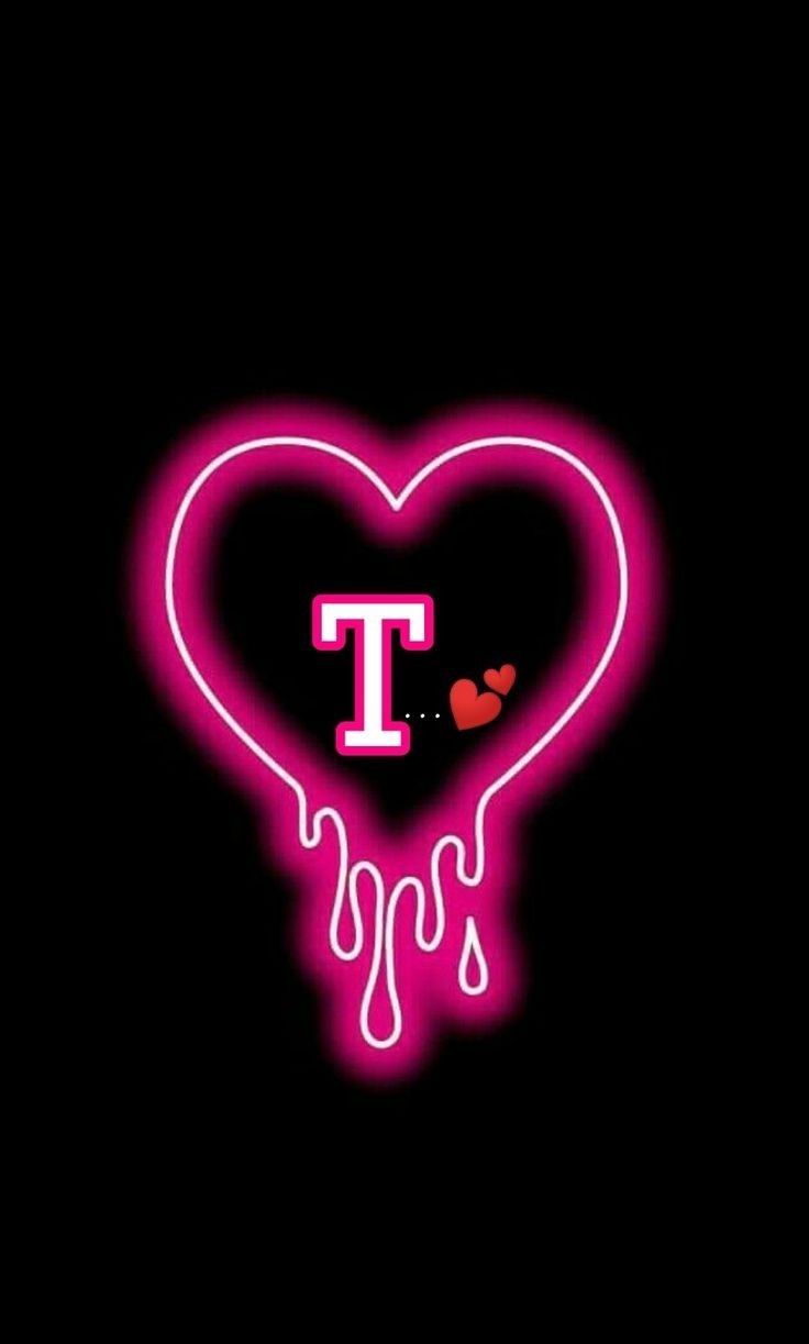 T❤️. T wallpaper letter iphone, T wallpaper, Aesthetic letters