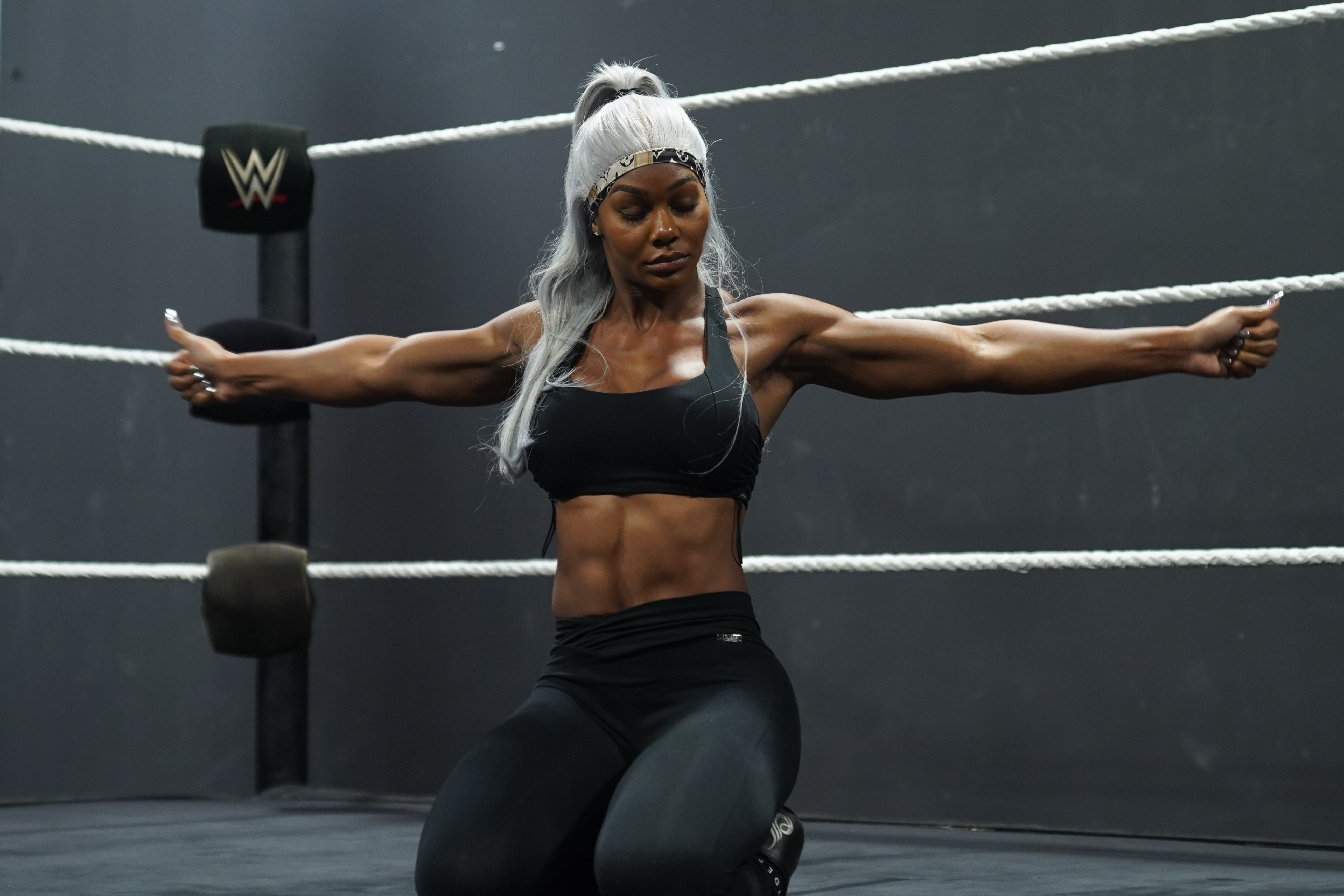 WWE: Jade Cargill looks ripped in behind the scenes training session