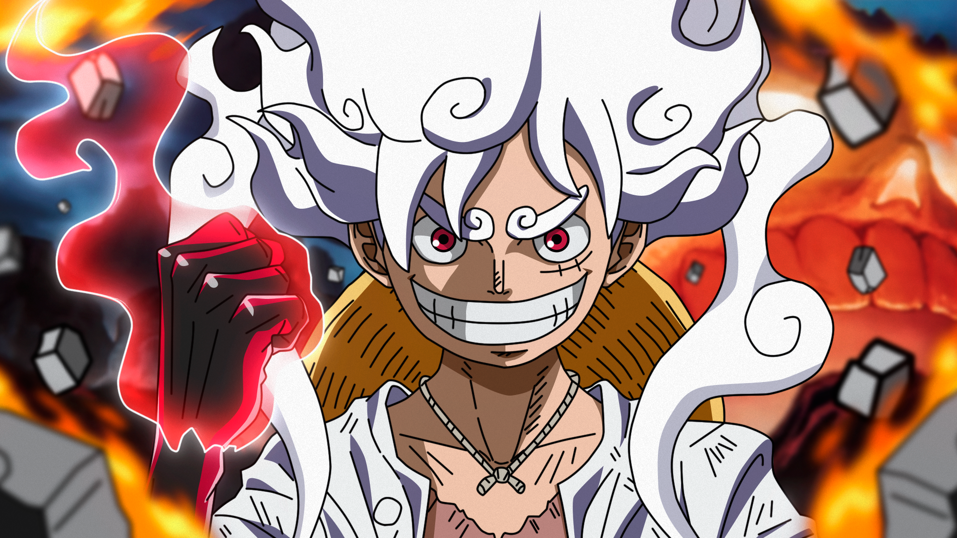 Monkey D. Luffy Gear 5 HD Wallpaper