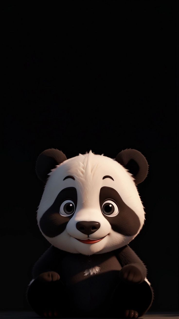 background 4k, HD wallpaper panda, cub