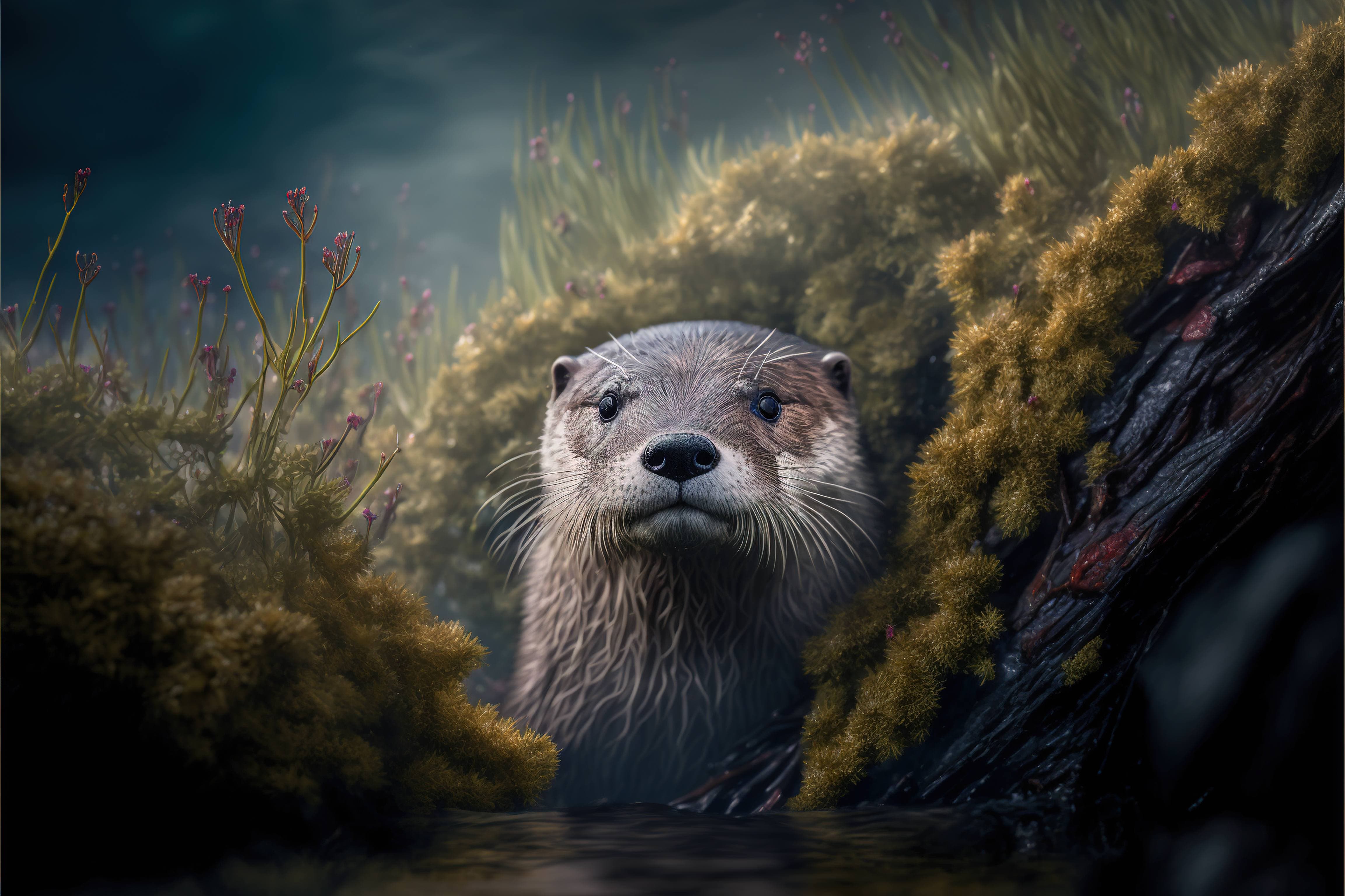 The most stunning otter in nature