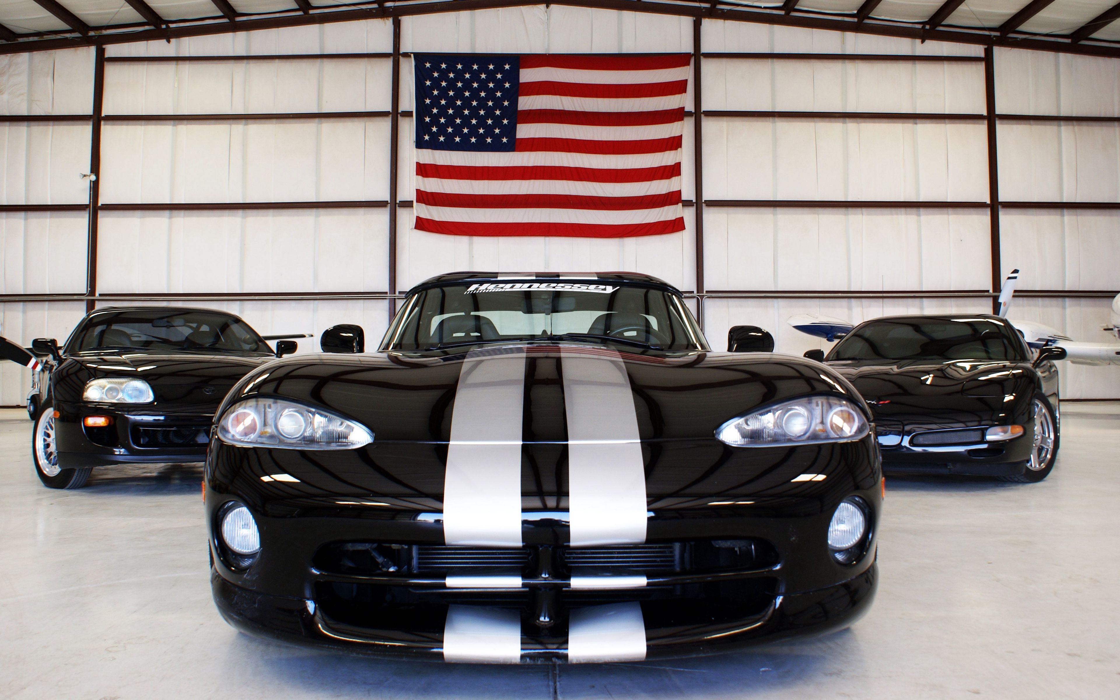 Download wallpaper 3840x2400 dodge viper, sports car, front view 4k ultra HD 16:10 HD background