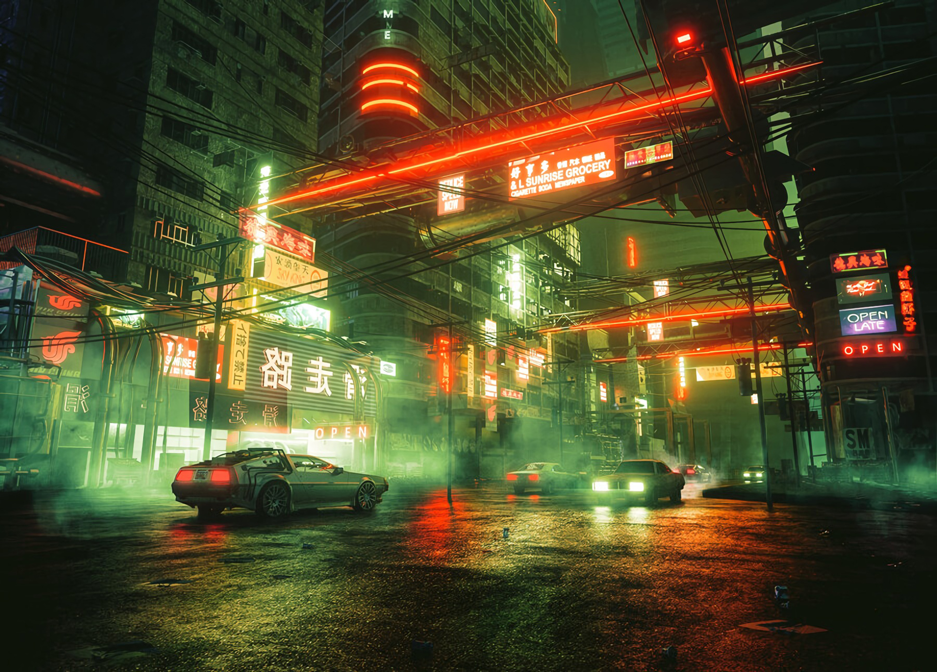 Street Reflection Car Japan Chromebook Pixel , HD 4k Wallpaper Image, Background, Photos and Picture