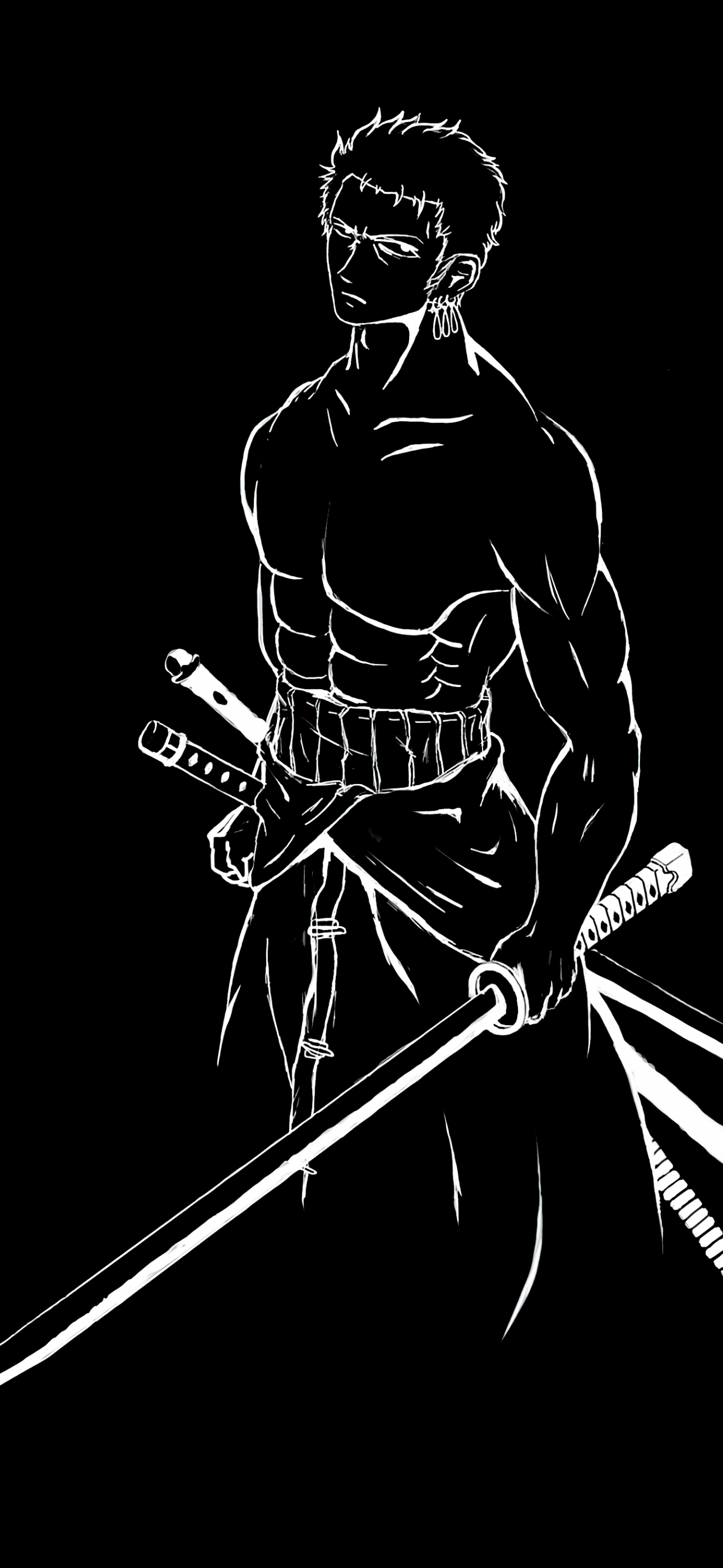 Roronoa Zoro Wallpaper 4K, AMOLED, One