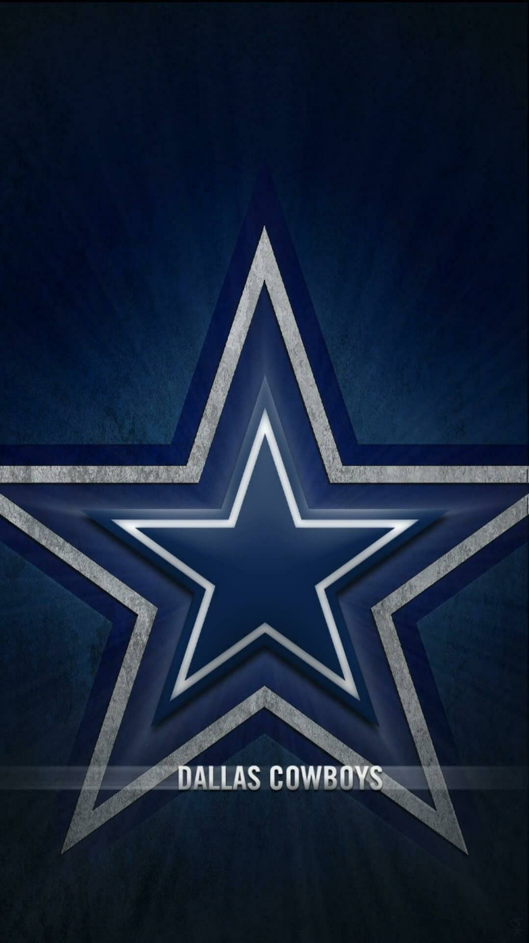Download Dallas Cowboys Lone Star With Border Wallpaper