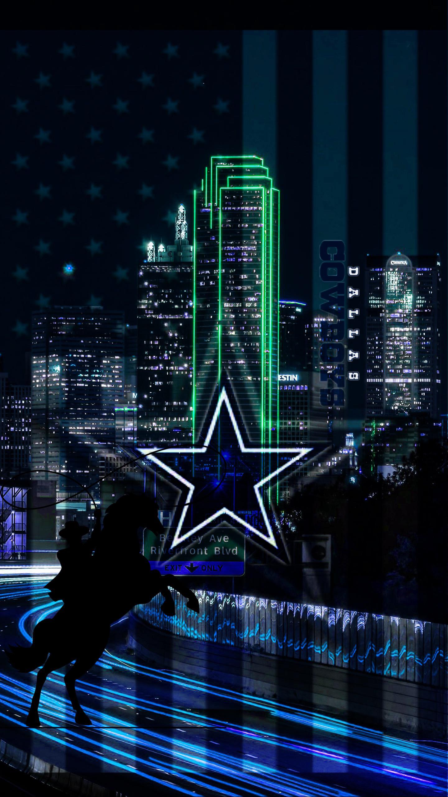 I'm creating a wallpaper for every team in the NFL. This is my take on the Dallas Cowboys (Repost because the last one I gave y'all was garbage)