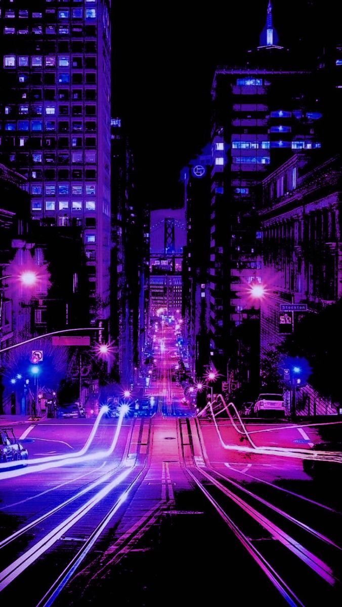 neon city aesthetic wallpaper iphone