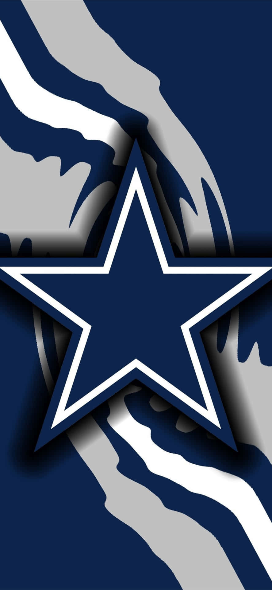 Download Swirling Stripes Of Dallas Cowboys iPhone Wallpaper