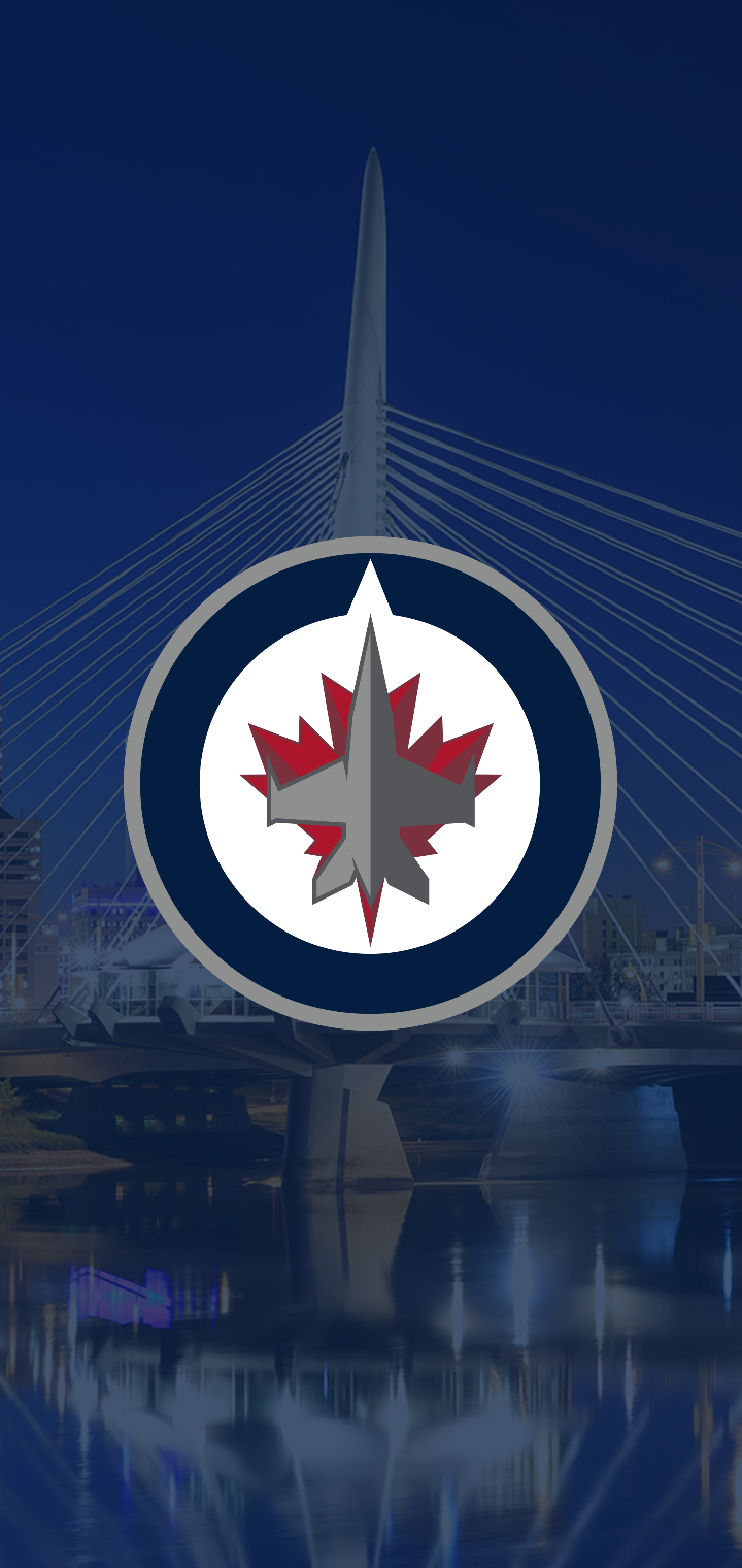 I made a phone wallpaper for every NHL team, here is the one I made for the Jets, plus a bonus Thrashers one, hope y'all enjoy it