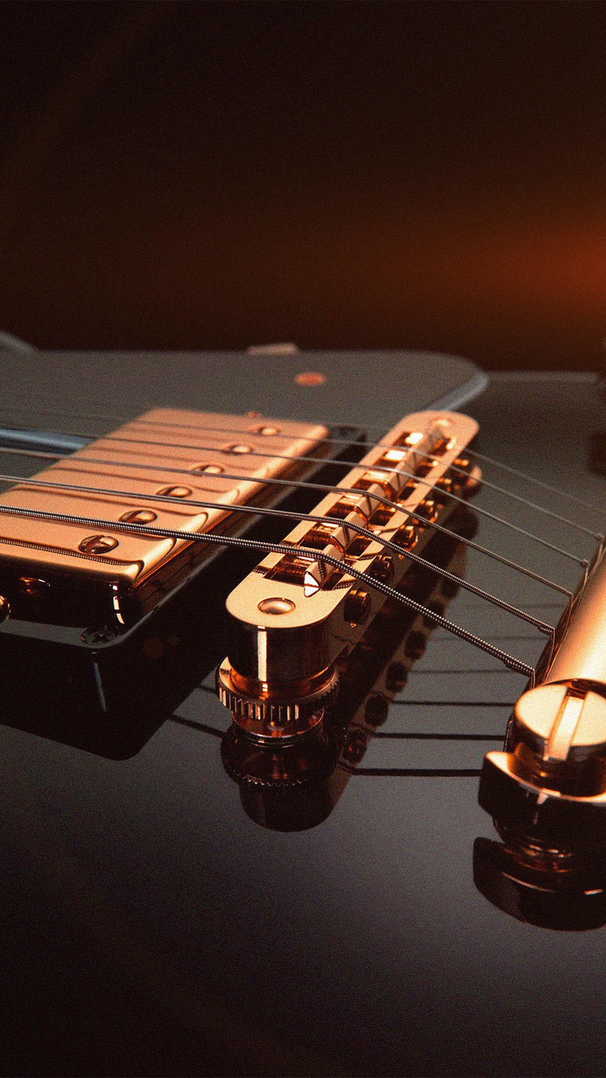 Guitar Electric Black Music Art Flare Wallpaper