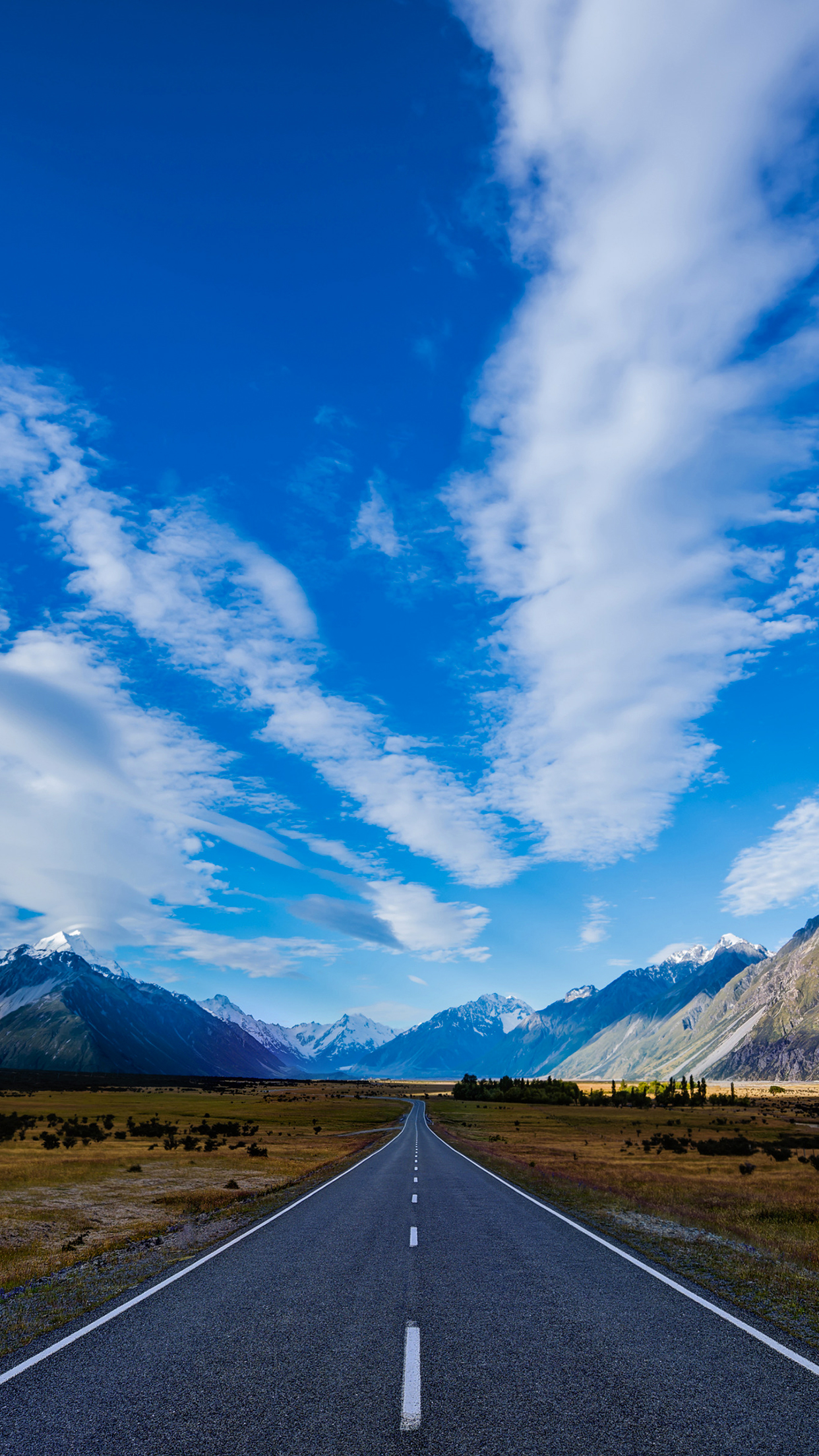 New Zealand Road Wallpaper For IPhone 11, Pro Max, X, 8, 7, 6