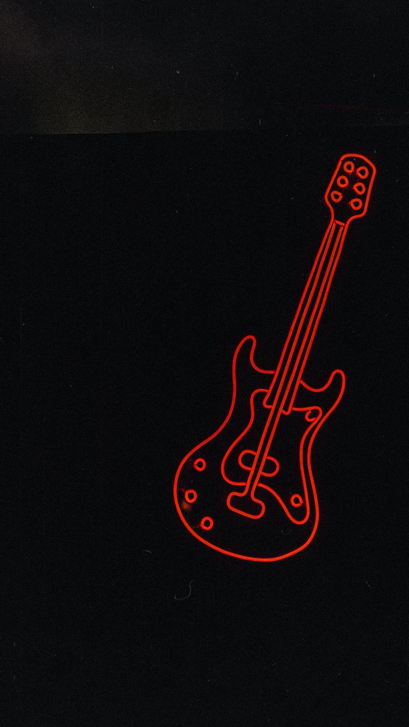 Download Wallpaper 800x1420 Electric Guitar, Guitar, Musical Instrument, Dark Iphone Se 5s 5c 5 For Parallax HD Background