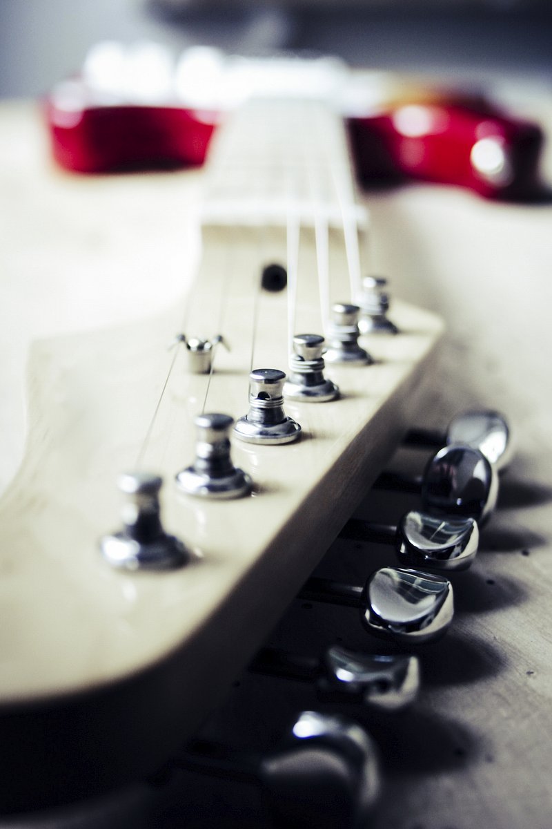 Electro Guitar Background Image. Free