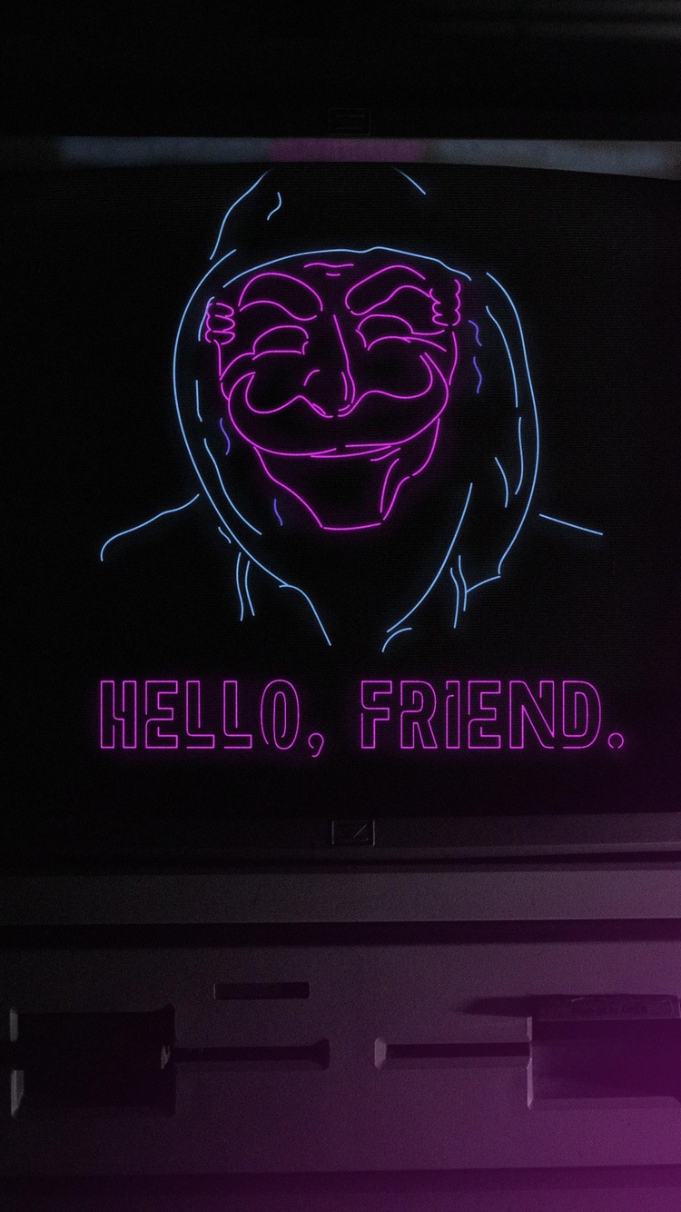 Hello Friend Mr Robot 4k iPhone 6, iPhone 6S, iPhone 7 HD 4k Wallpaper, Image, Background, Photo and Picture