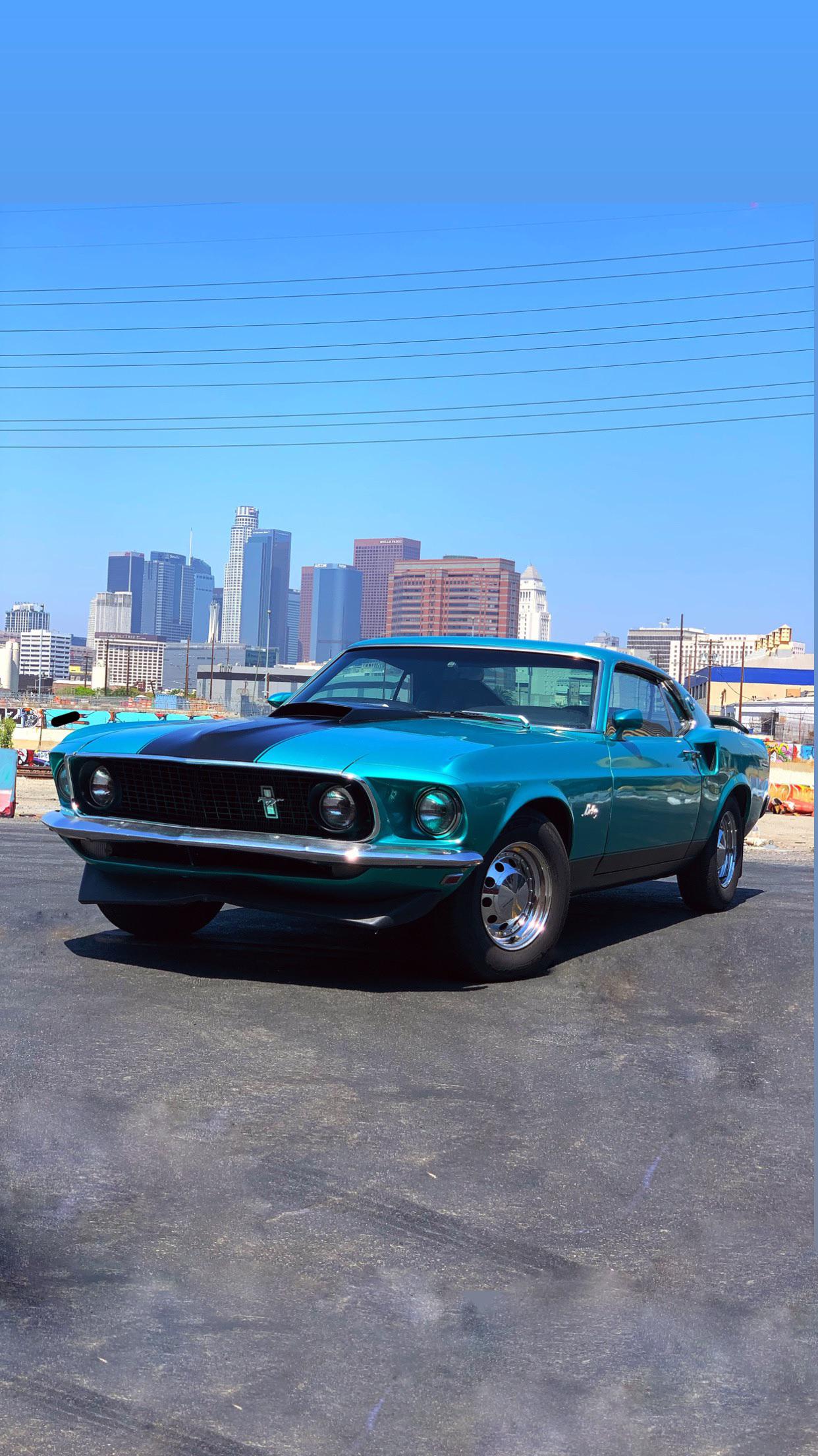 My 1969 Fastback outside downtown LA. In love with this car