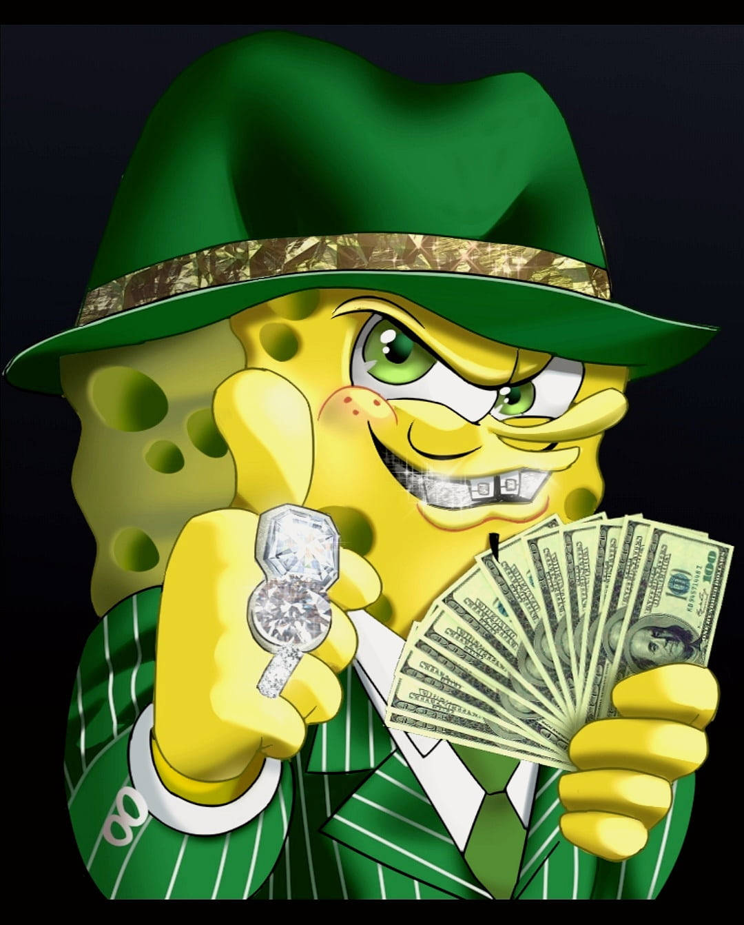 Gangster Spongebob Wallpaper