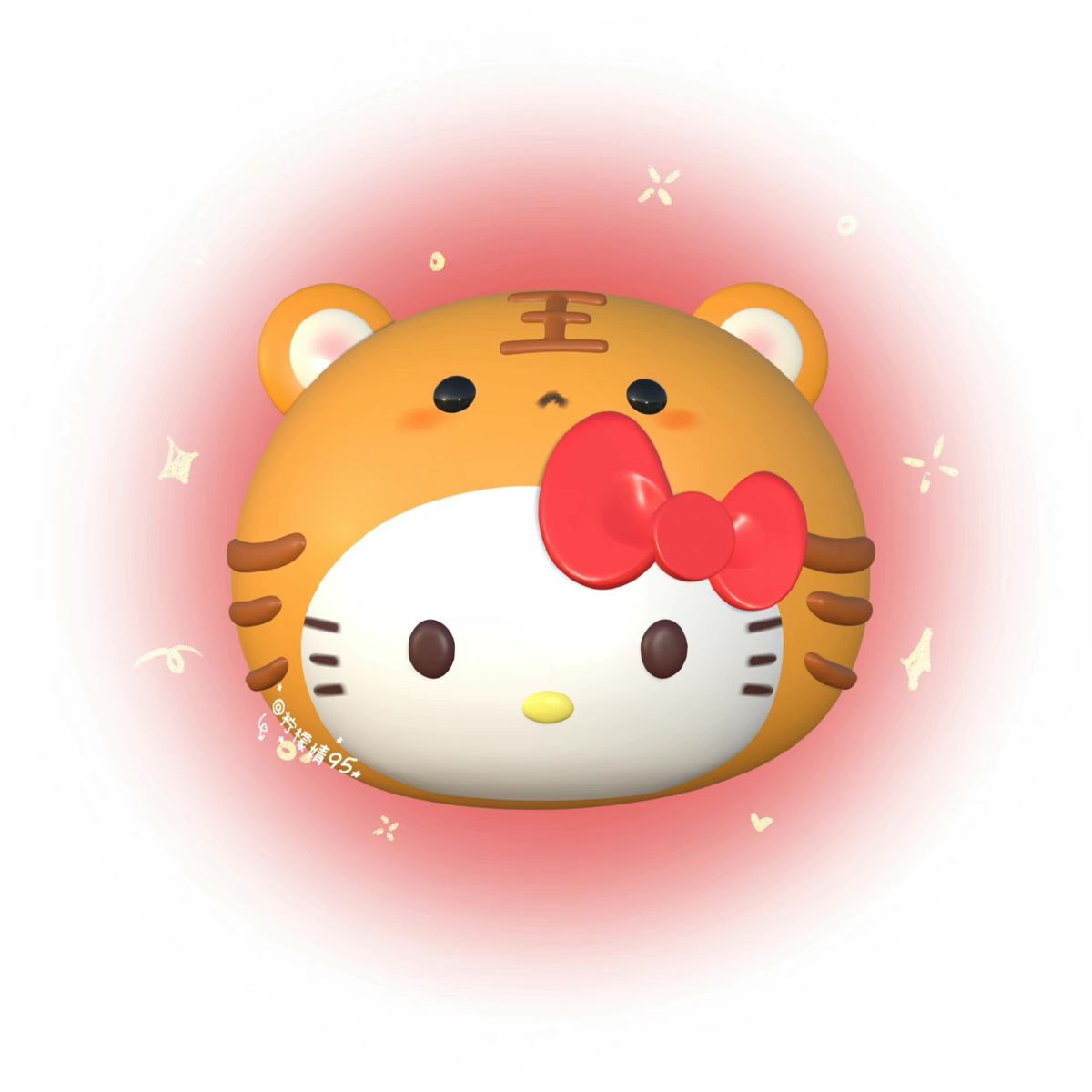 Adorable Hello Kitty 3D Cake