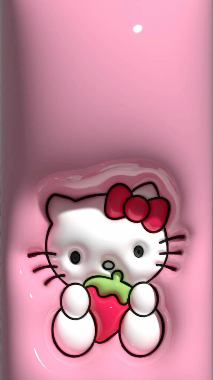 3D hello kitty wallpaper for iPhone