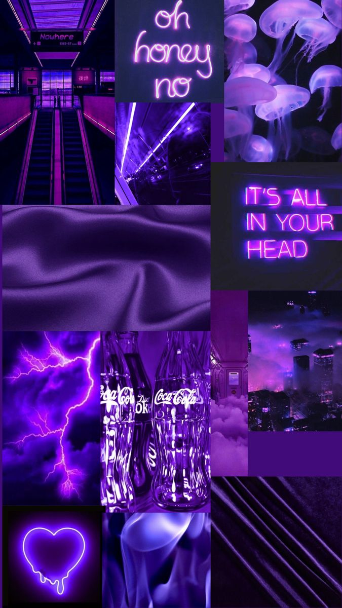 Purple Wallpaper. Pink Neon, Abstract