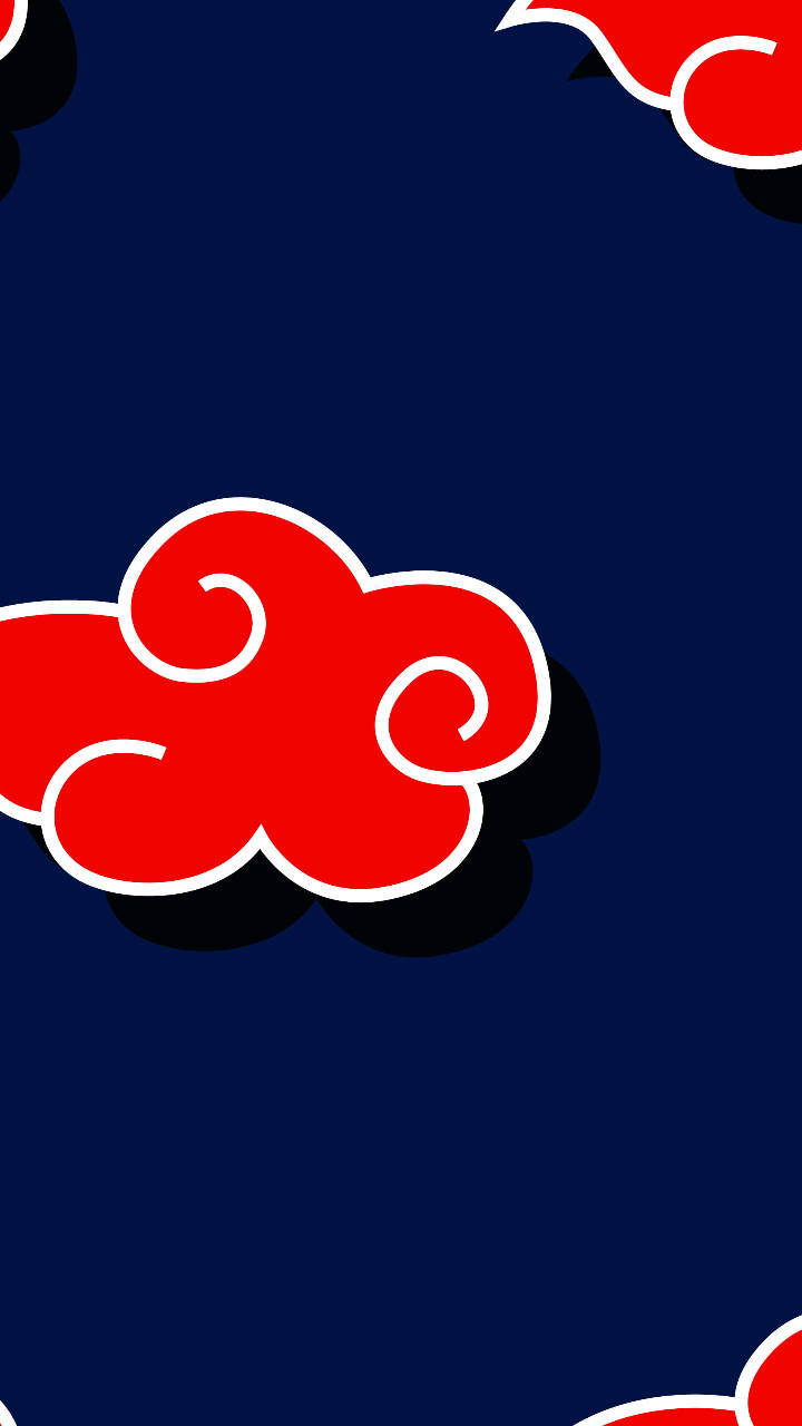 Download Akatsuki Cloud iPhone Blue Wallpaper